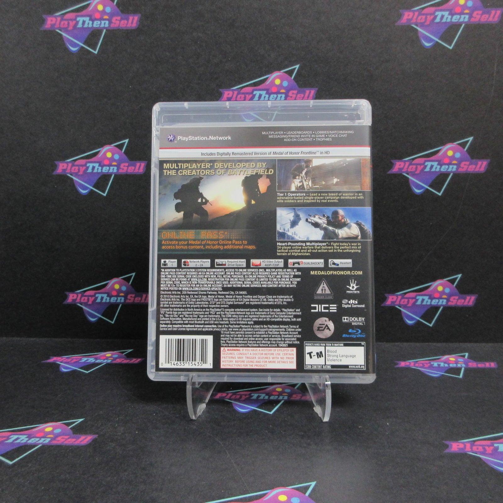 Medal of Honor PS3 PlayStation 3 Complete - 1 Year Warranty EX Cond