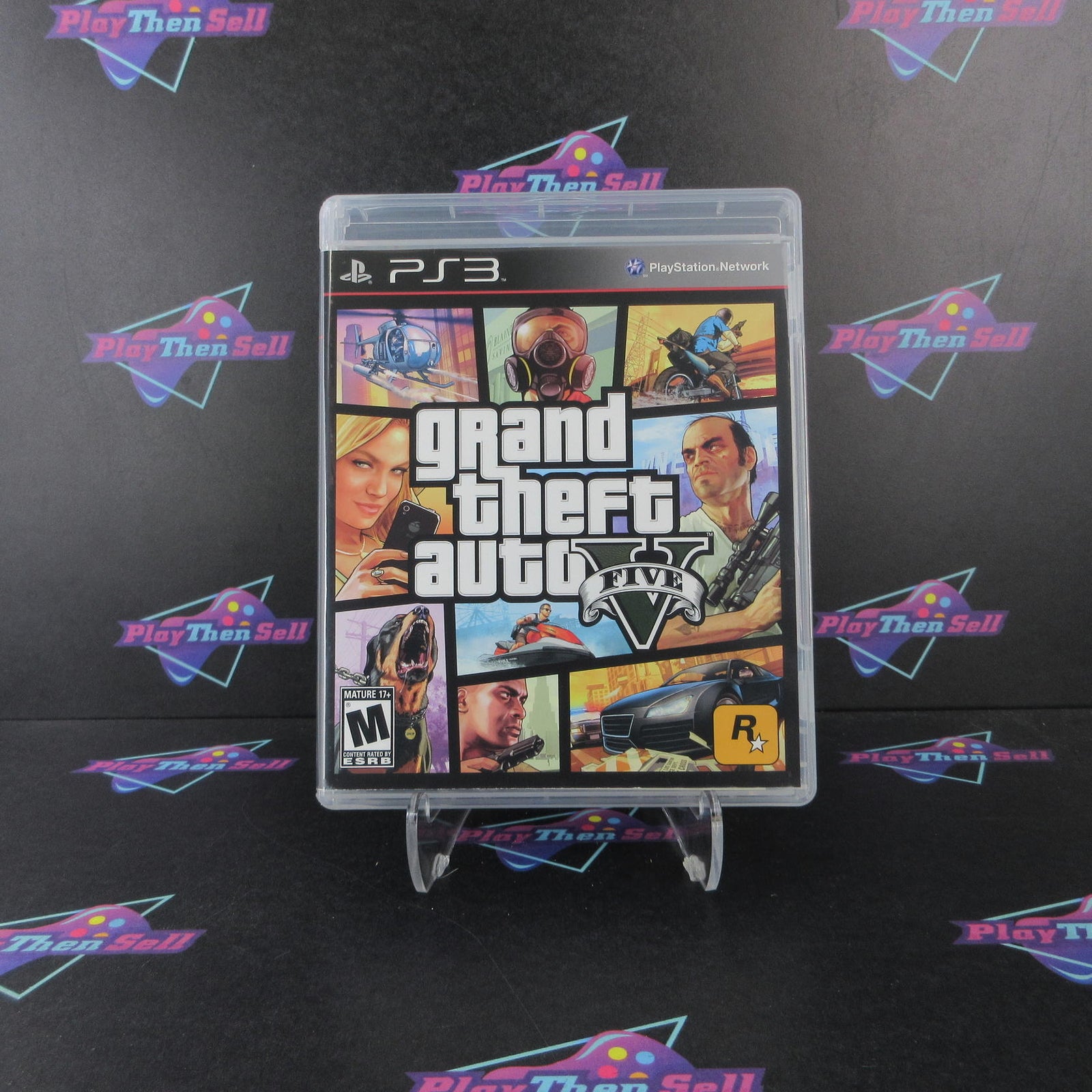 Grand Theft Auto V PS3 PlayStation 3 + Map Complete - 1 Year Warranty EX Cond