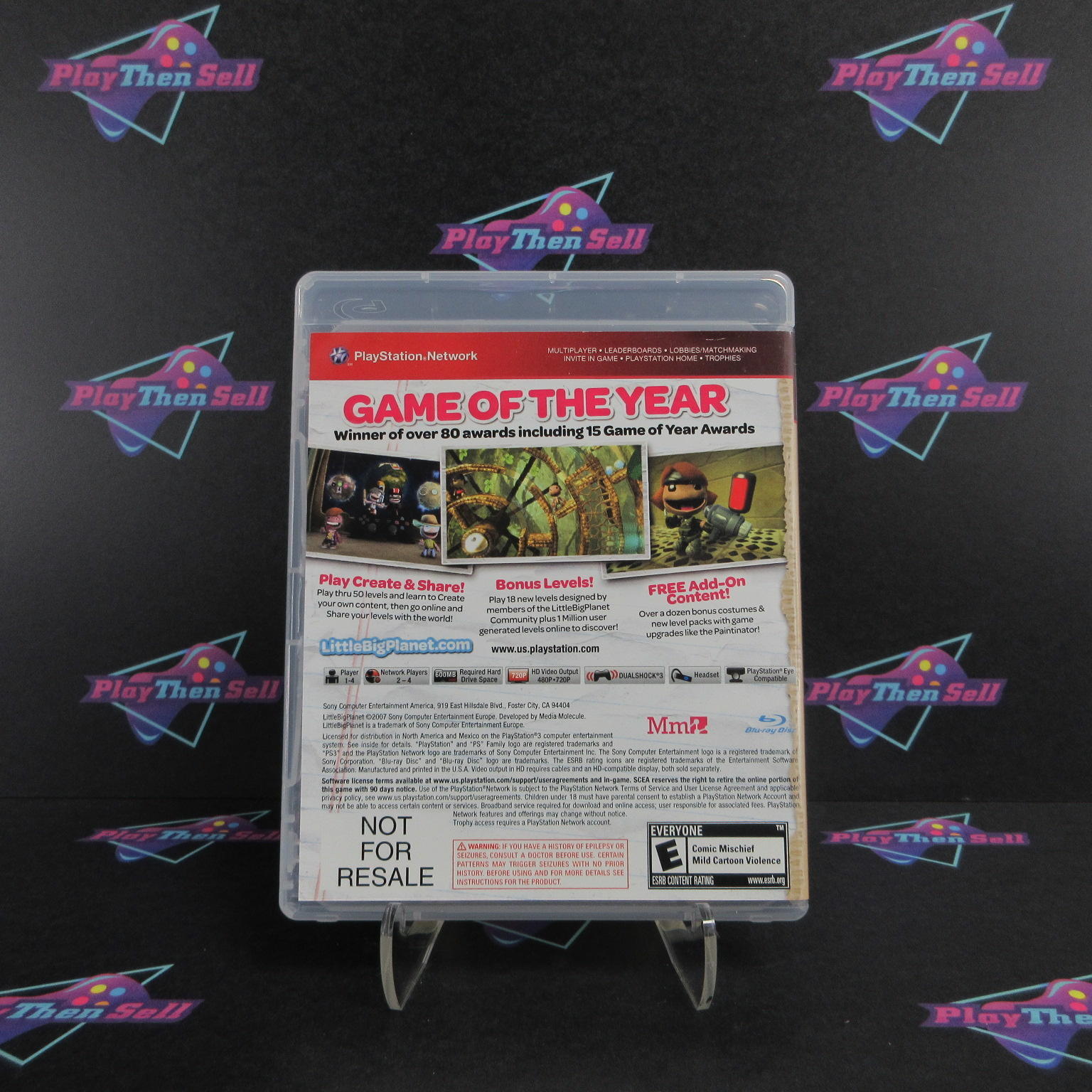Little Big Planet GOTY Edition PS3 PlayStation 3 GH Complete  - 1 Year Warrant..