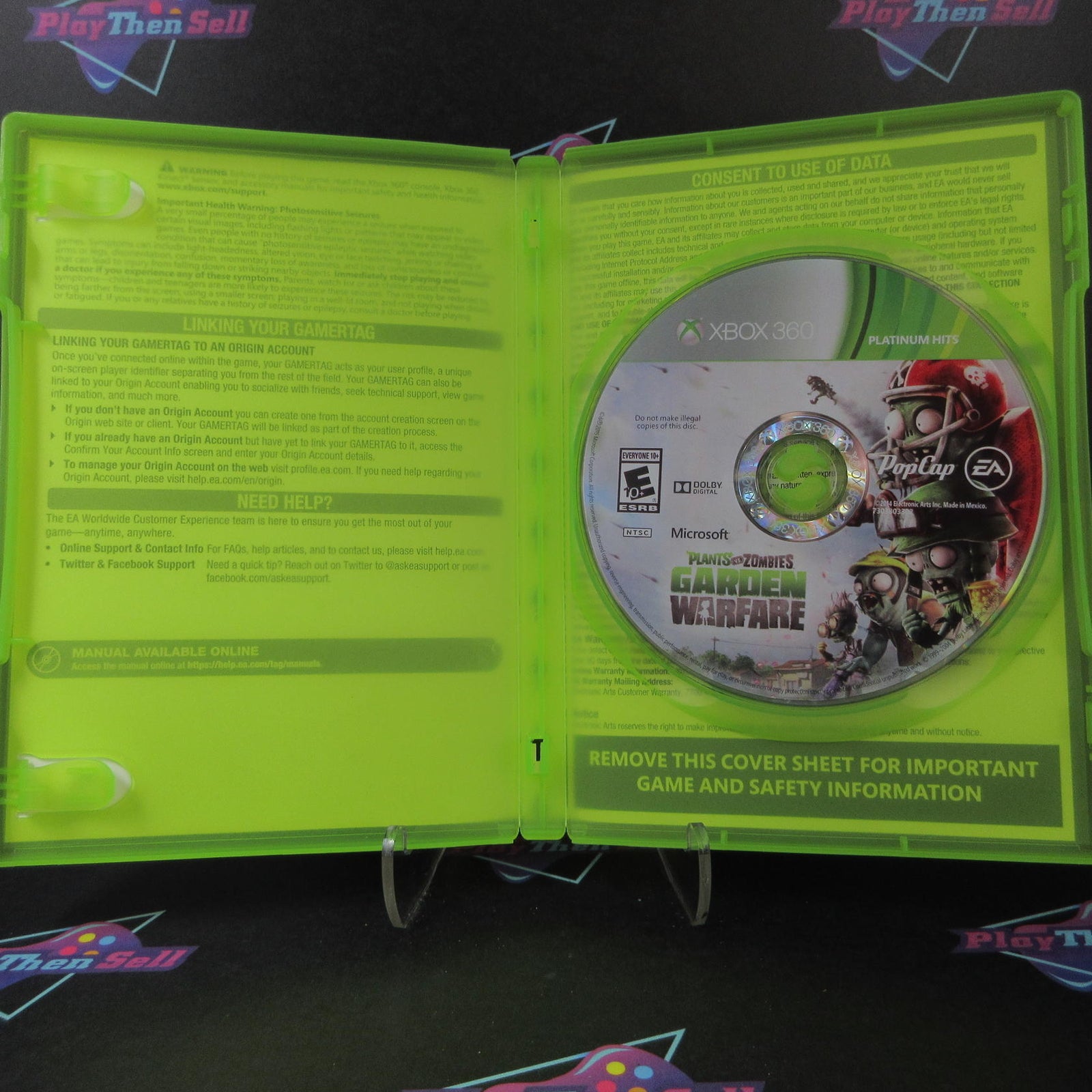 Plants vs Zombies Garden Warfare Xbox 360 PH Complete - 1 Year Warranty EX Cond
