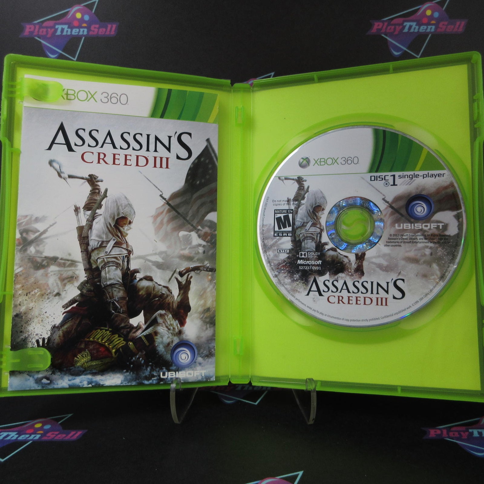 Assassin's Creed III 3 Xbox 360 Complete - 1 Year Warranty VG