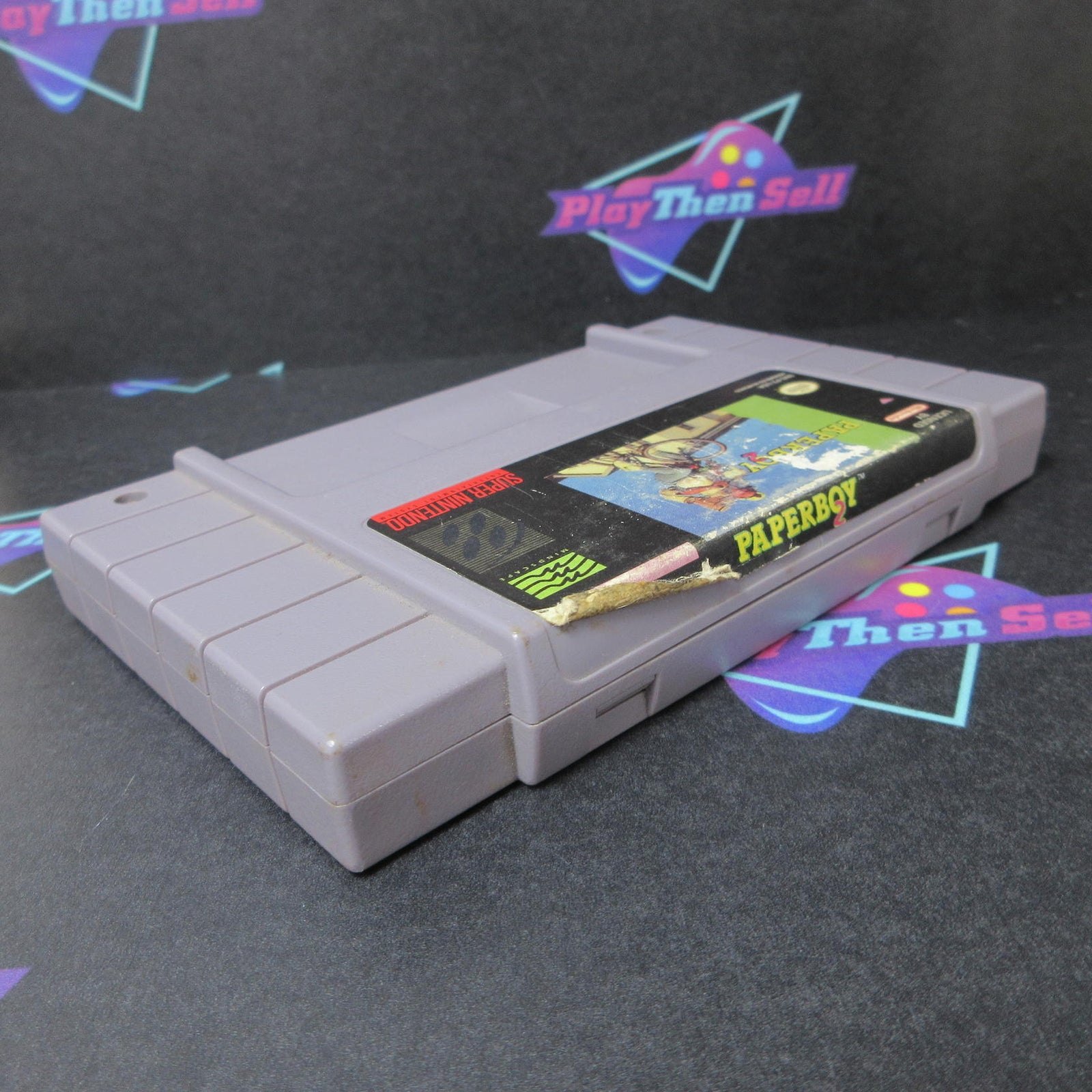 Paperboy 2 Super Nintendo SNES AD Cartridge Only Tested - (See Pics)