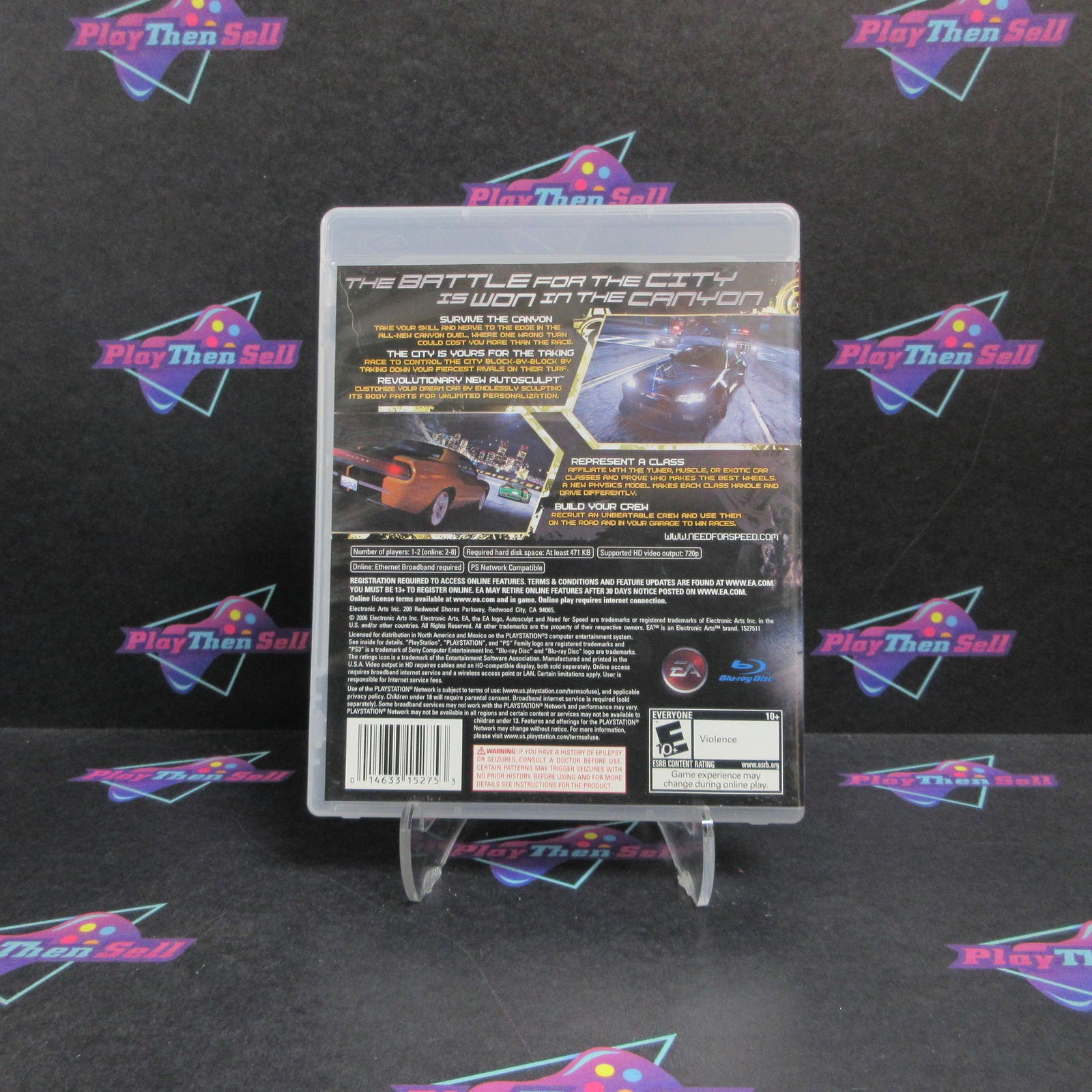 Need for Speed Carbon PS3 PlayStation 3 Complete - 1 Year Warranty VG