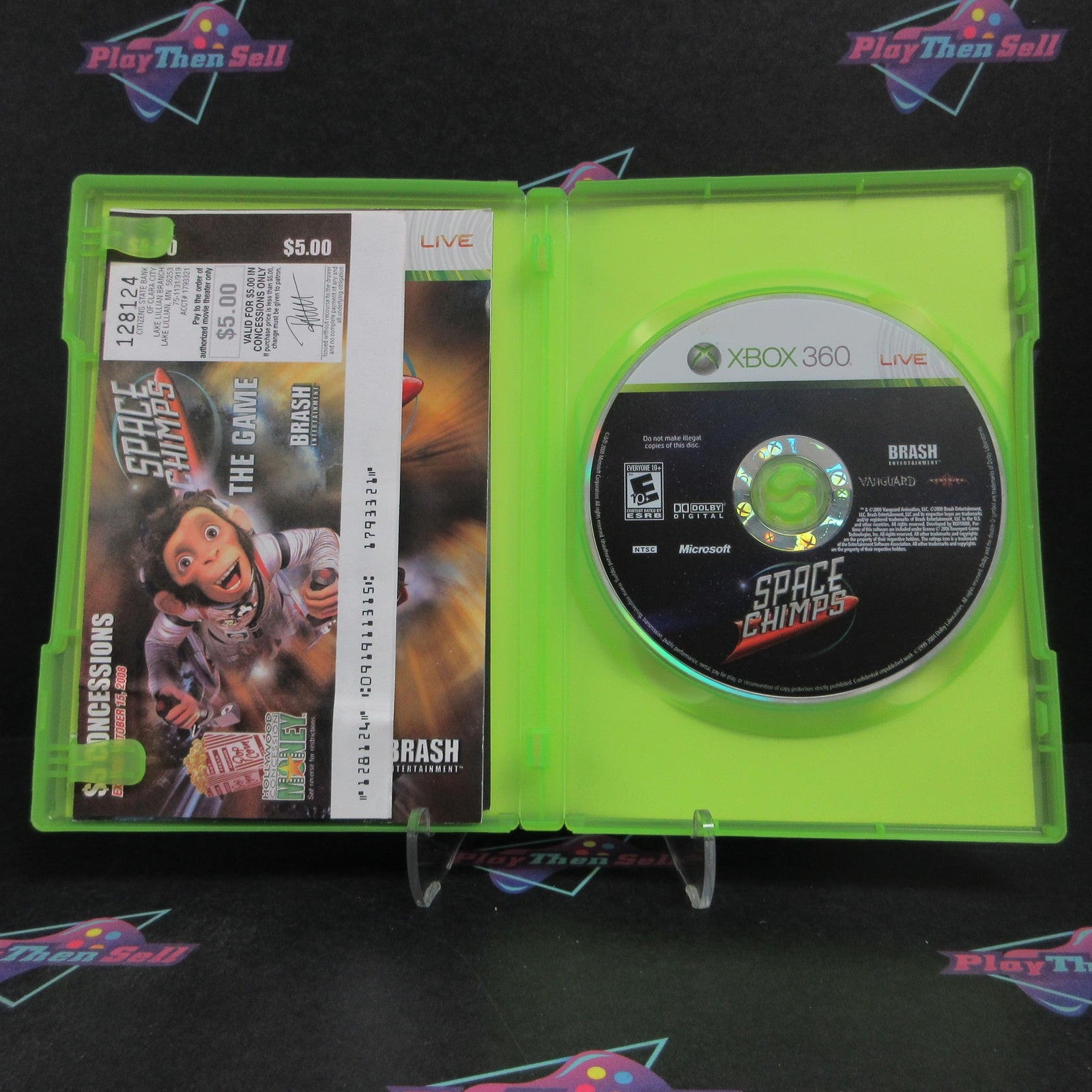 Space Chimps Xbox 360 + Movie Ticket Complete - 1 Year Warranty EX Cond