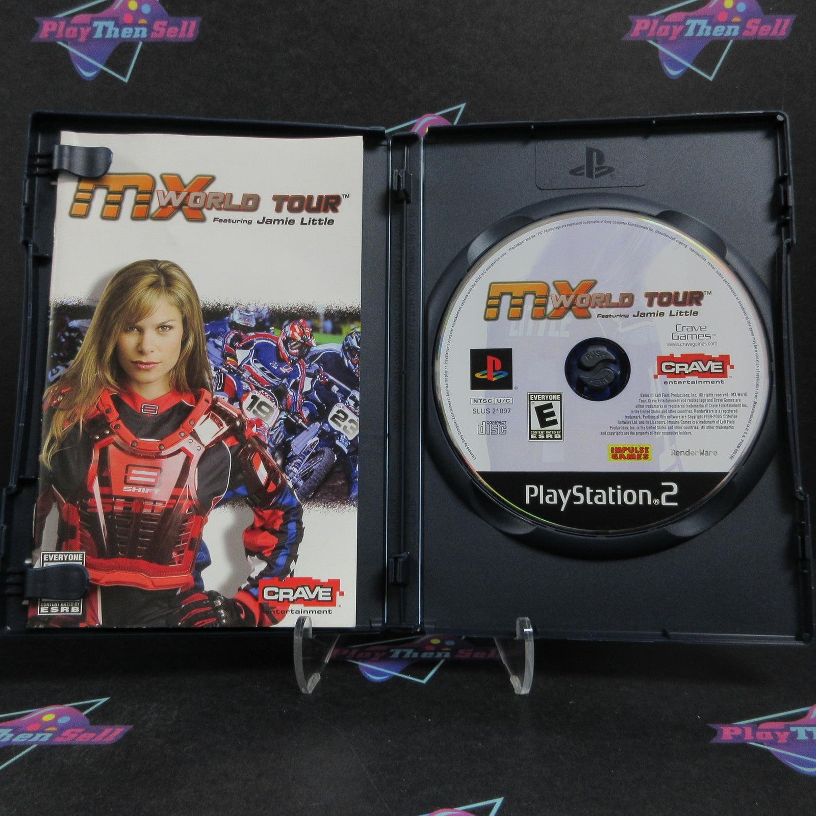 MX World Tour Featuring Jamie Little PS2 PlayStation 2 Alternate Art Complete ..