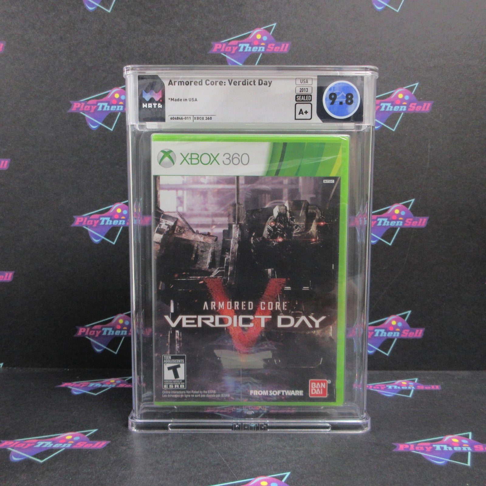 Armored Core Verdict Day Xbox 360 WATA Graded 9.8 A+ Sealed Brand New - Sealed