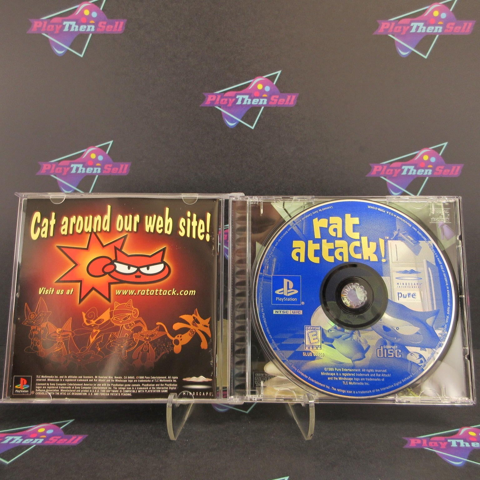 Rat Attack! PS1 PlayStation 1 Complete - 1 Year Warranty EX Cond
