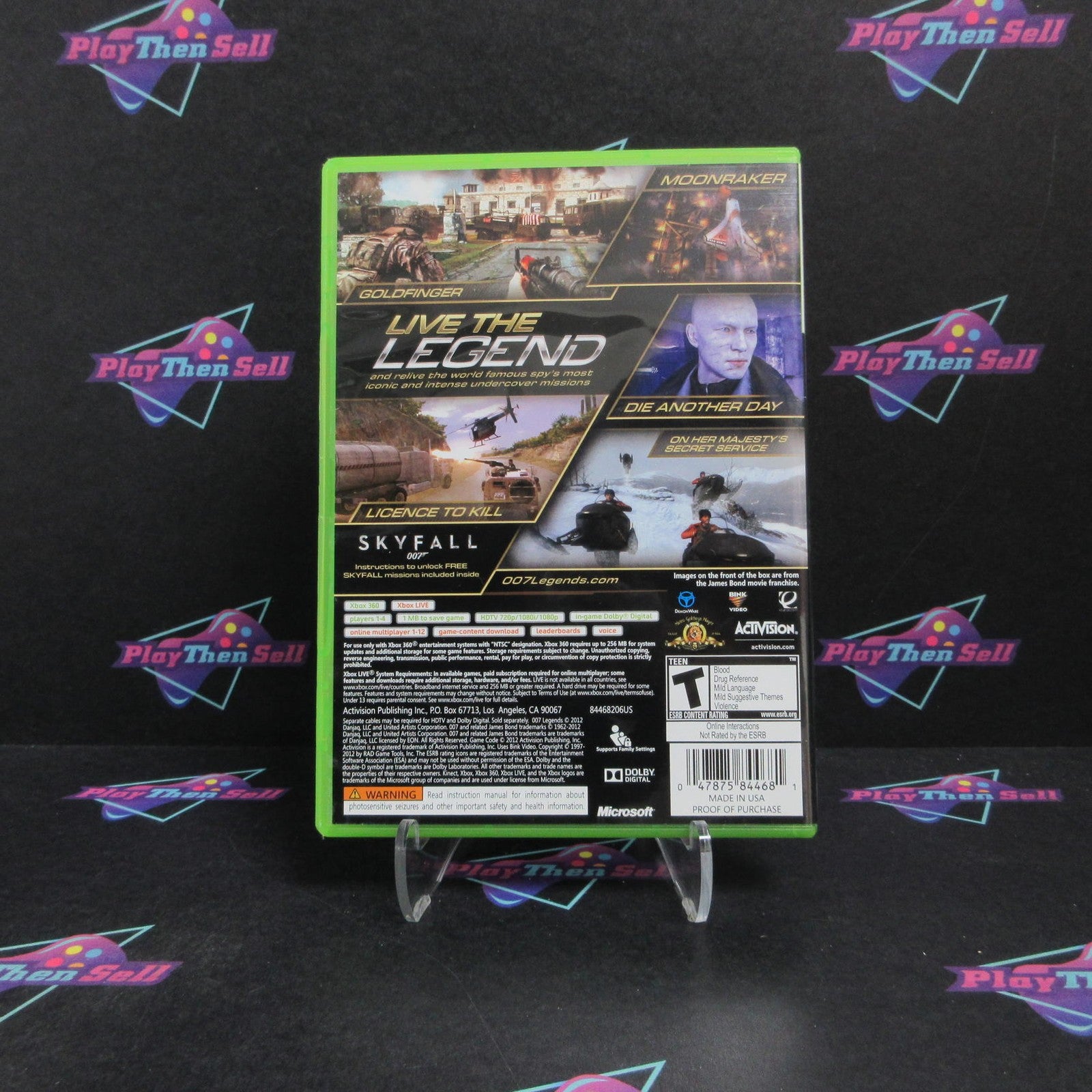 007 Legends Xbox 360 Complete - 1 Year Warranty EX Cond