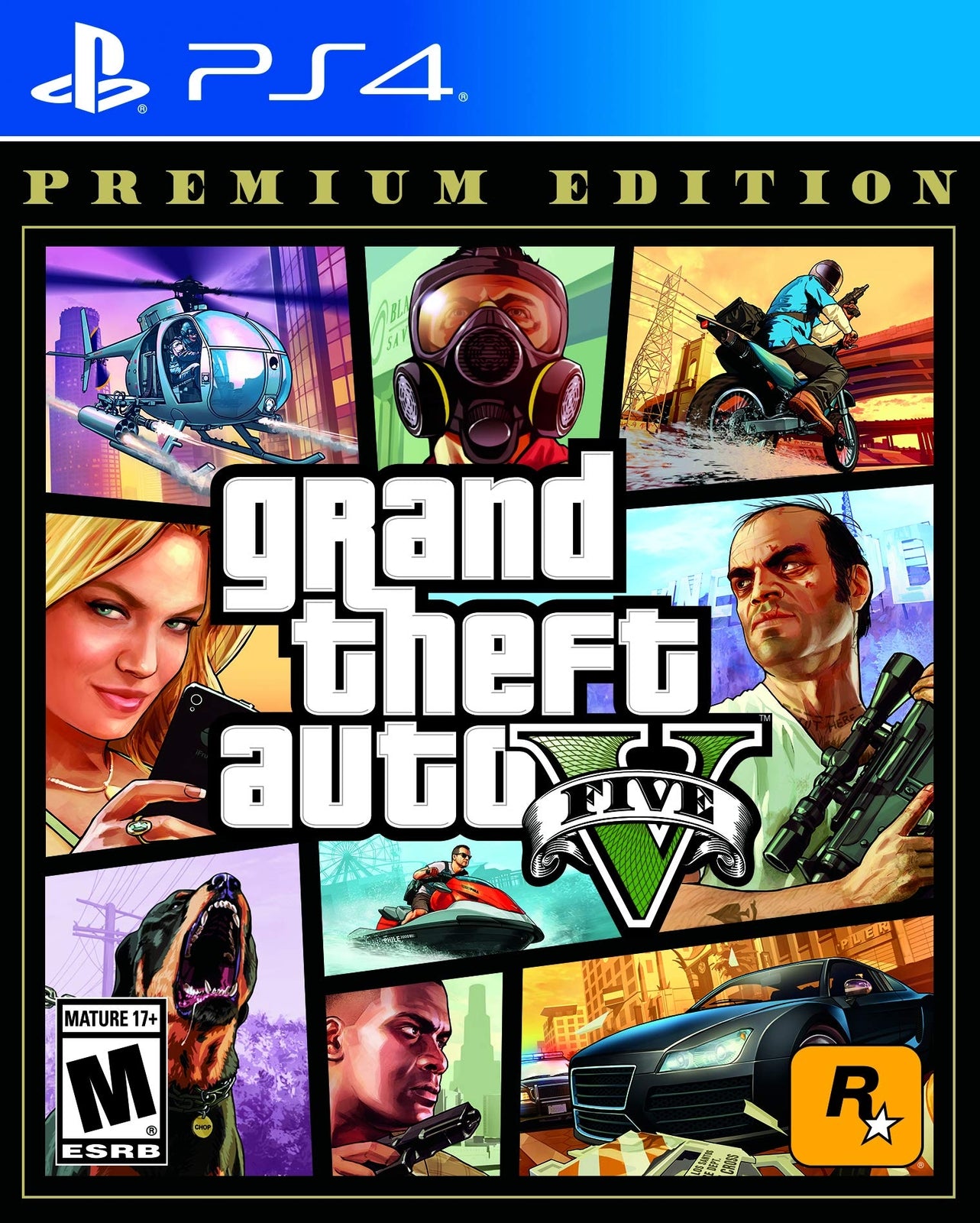 Grand Theft Auto V Premium Edition PS4 PlayStation 4 Complete  - 1 Year Warran..
