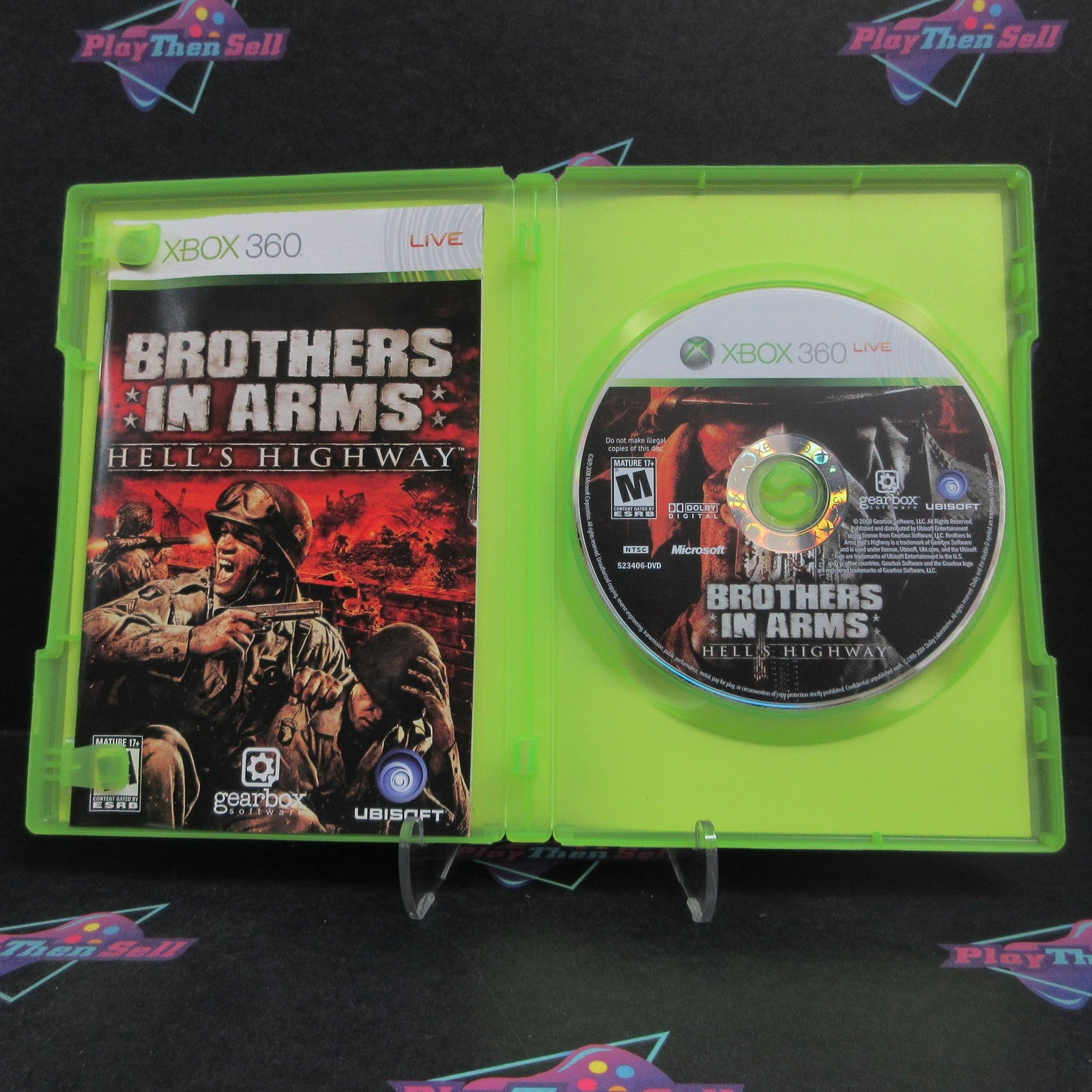 Brothers in Arms Hell's Highway Xbox 360 + Mini Guide Complete  - 1 Year Warra..