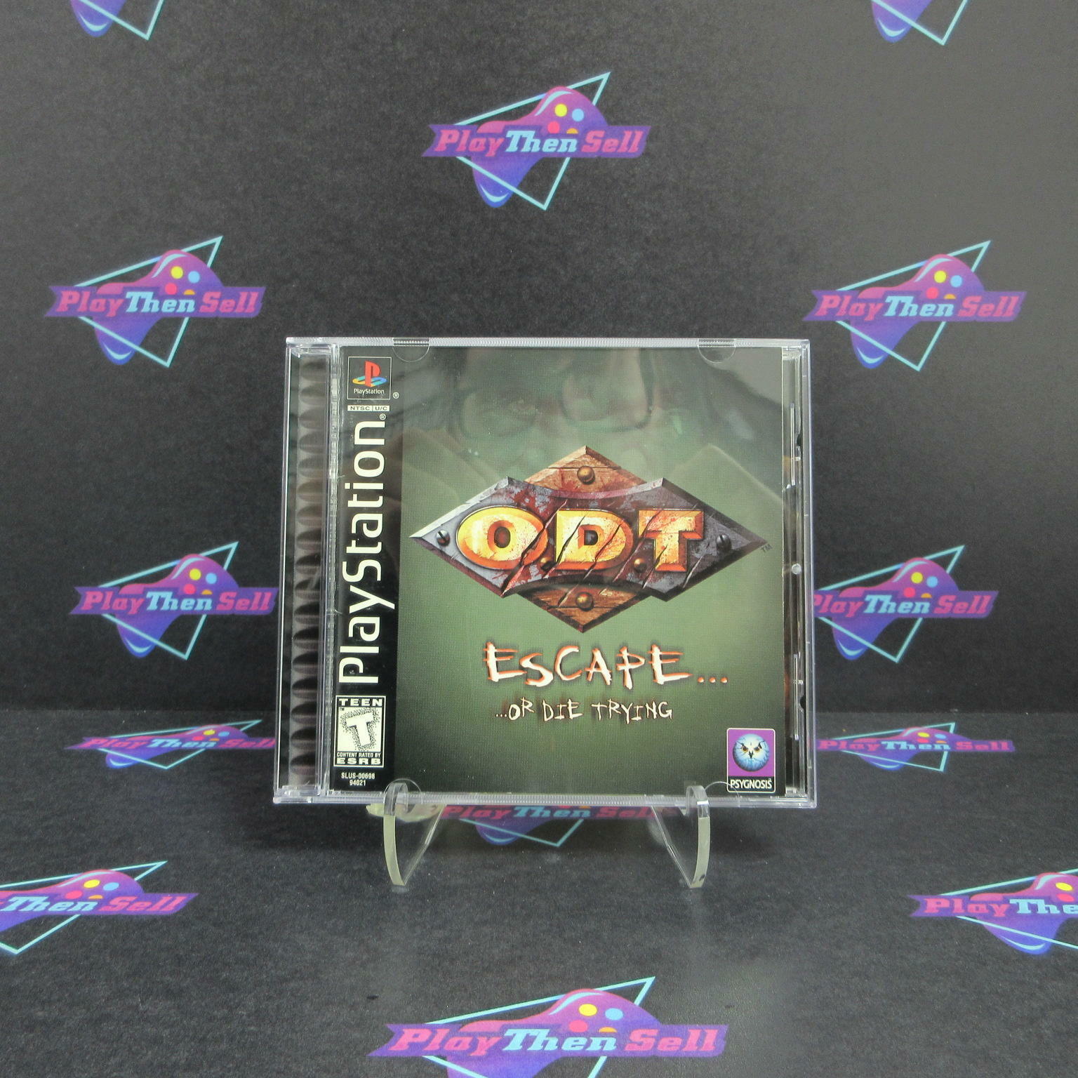 O.D.T. Or Die Trying PS1 PlayStation 1 - Complete CIB