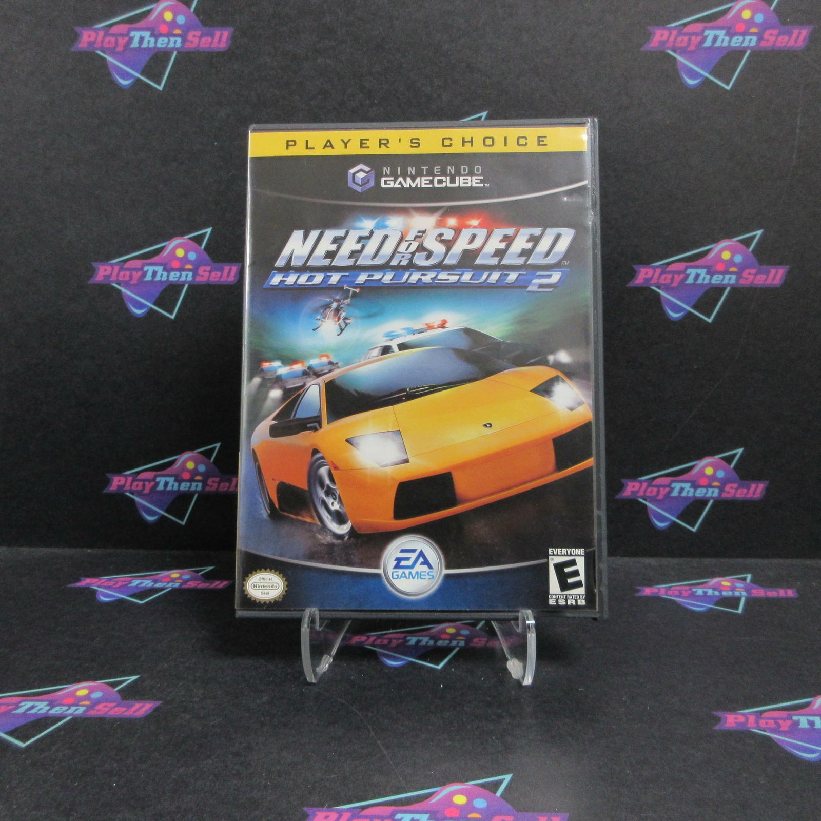 Need for Speed Hot Pursuit 2 Nintendo GameCube Players Choice CIB  - 1 Year Wa..