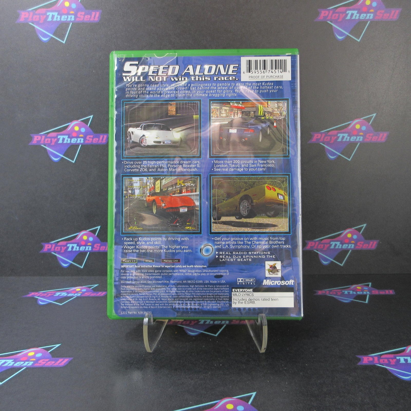 Project Gotham Racing Platinum Hits Xbox - 1 Year Warranty VG