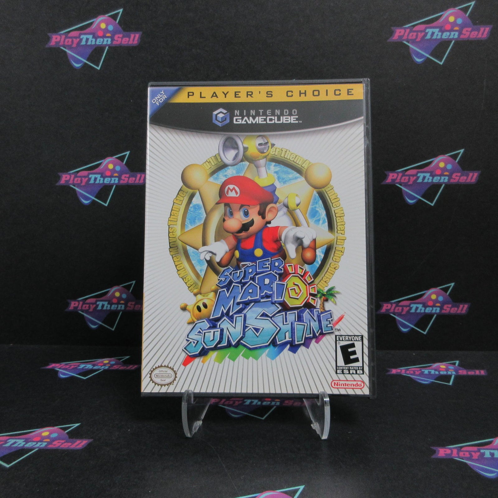 Super Mario Sunshine Nintendo GameCube Player's Choice Complete  - 1 Year Warr..