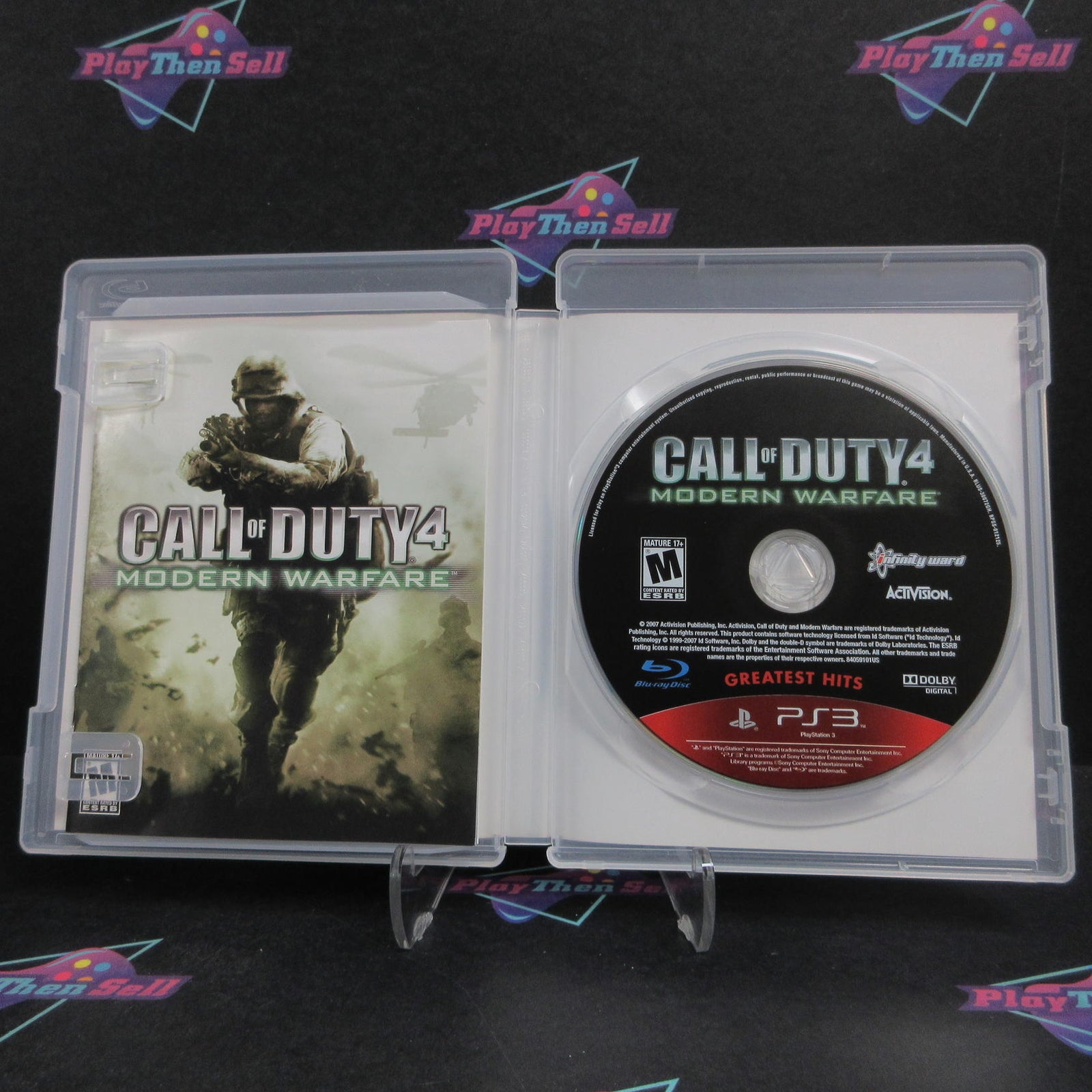 Call of Duty 4 Modern Warfare PS3 PlayStation 3 GH Complete - 1 Year Warranty VG
