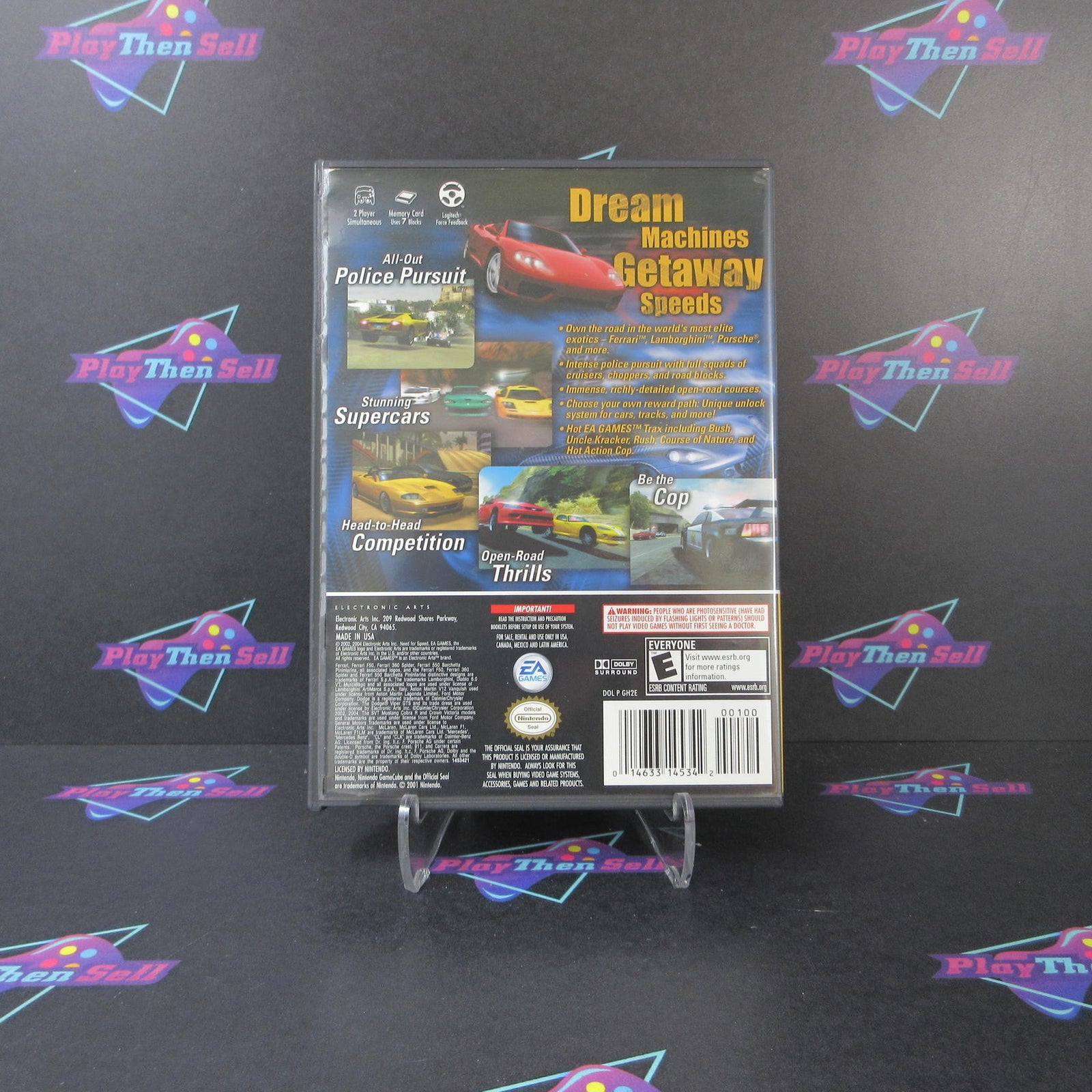 Need for Speed Hot Pursuit 2 Player's Choice Nintendo GameCube  - 1 Year Warra..