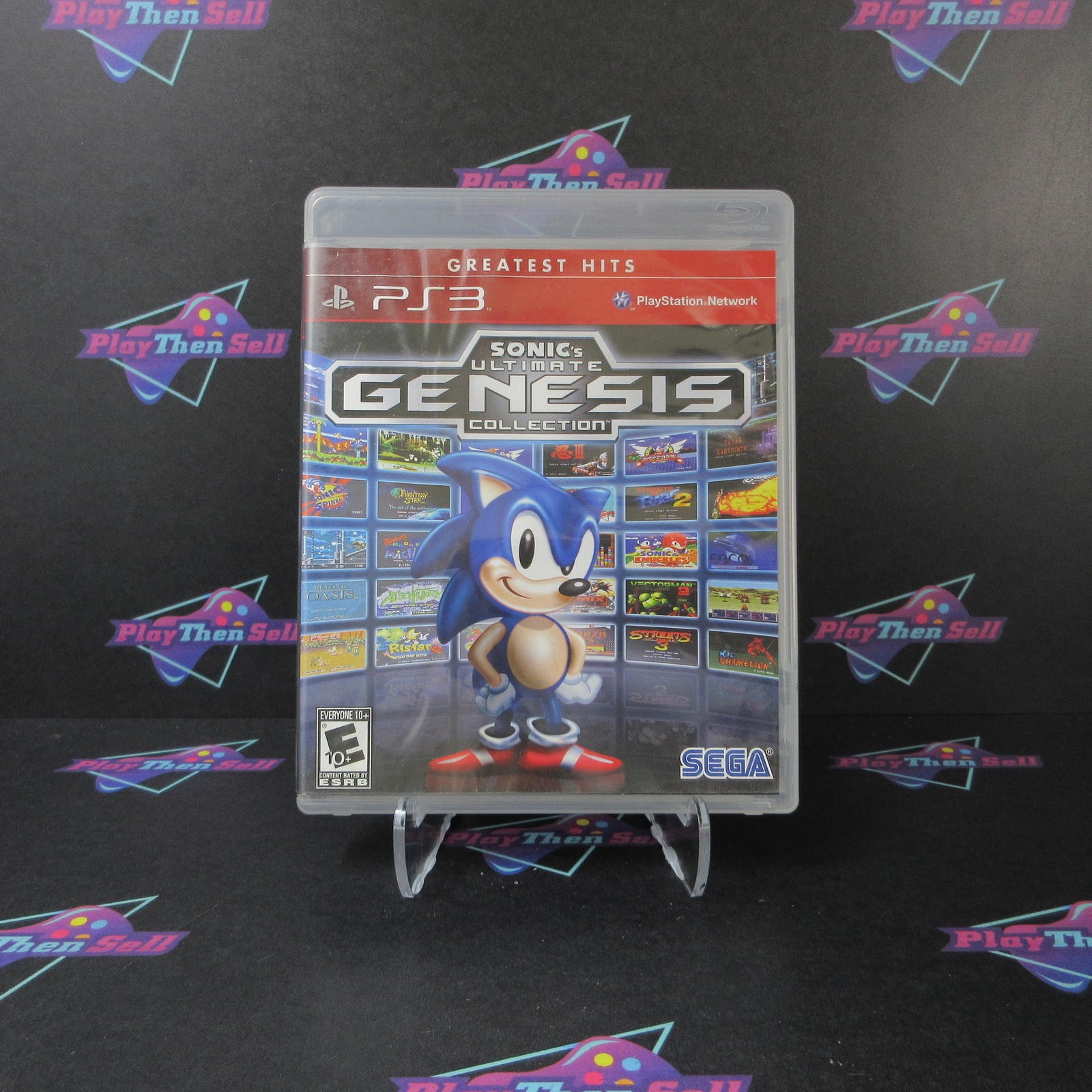 Sonic's Ultimate Genesis Collection GH BL Disc PS3 CIB - 1 Year Warranty VG