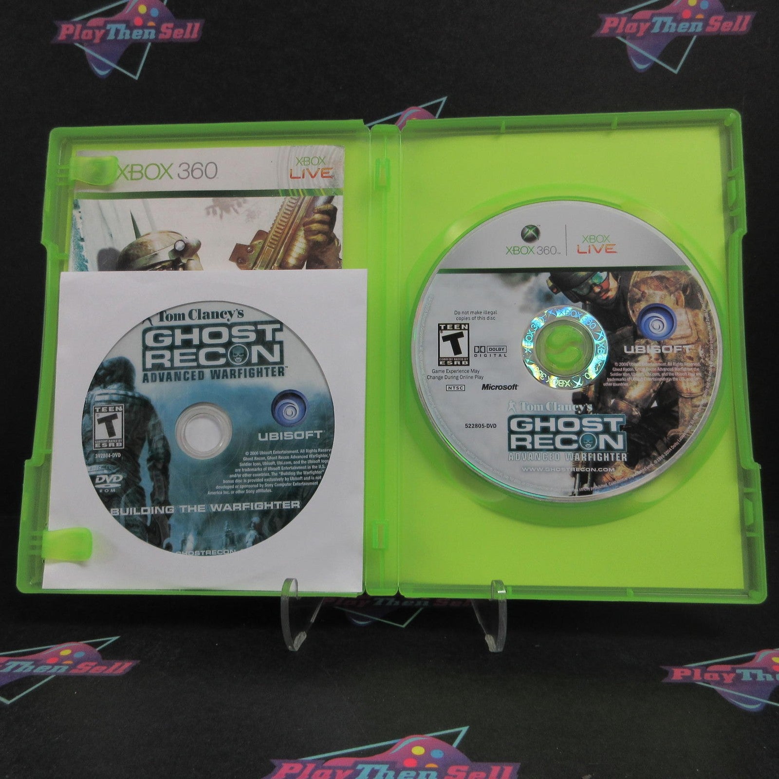 Tom Clancy's Ghost Recon Advanced Warfighter Xbox 360 + Bonus Disc Complete  -..
