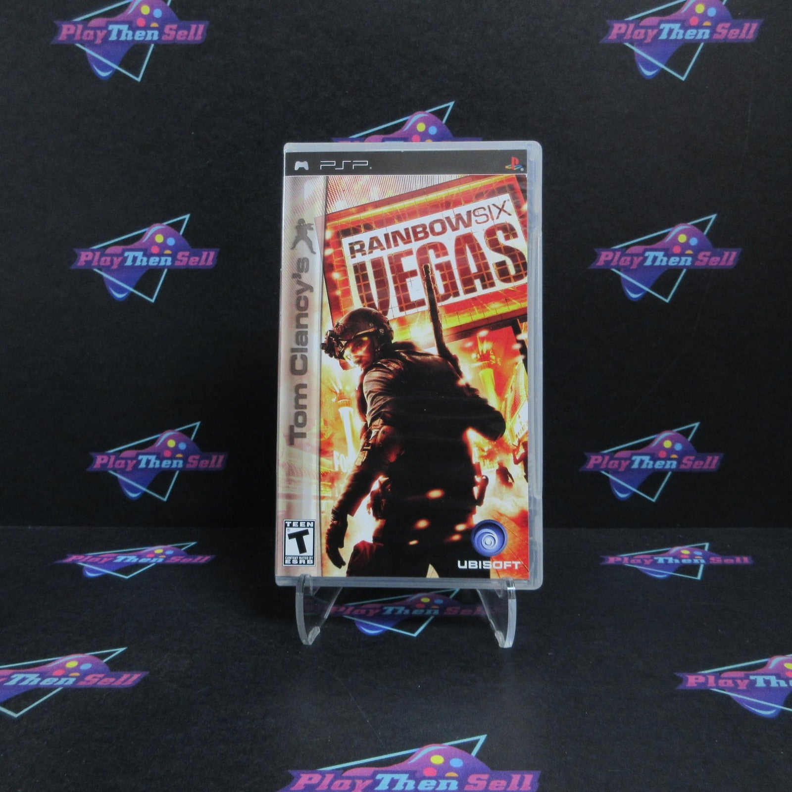 Tom Clancy's Rainbow Six Vegas Sony PSP Complete - 1 Year Warranty EX Cond