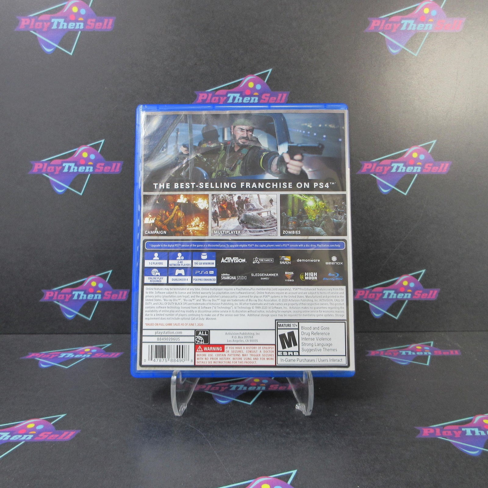 Call of Duty Black Ops Cold War PS4 PlayStation 4 - 1 Year Warranty VG