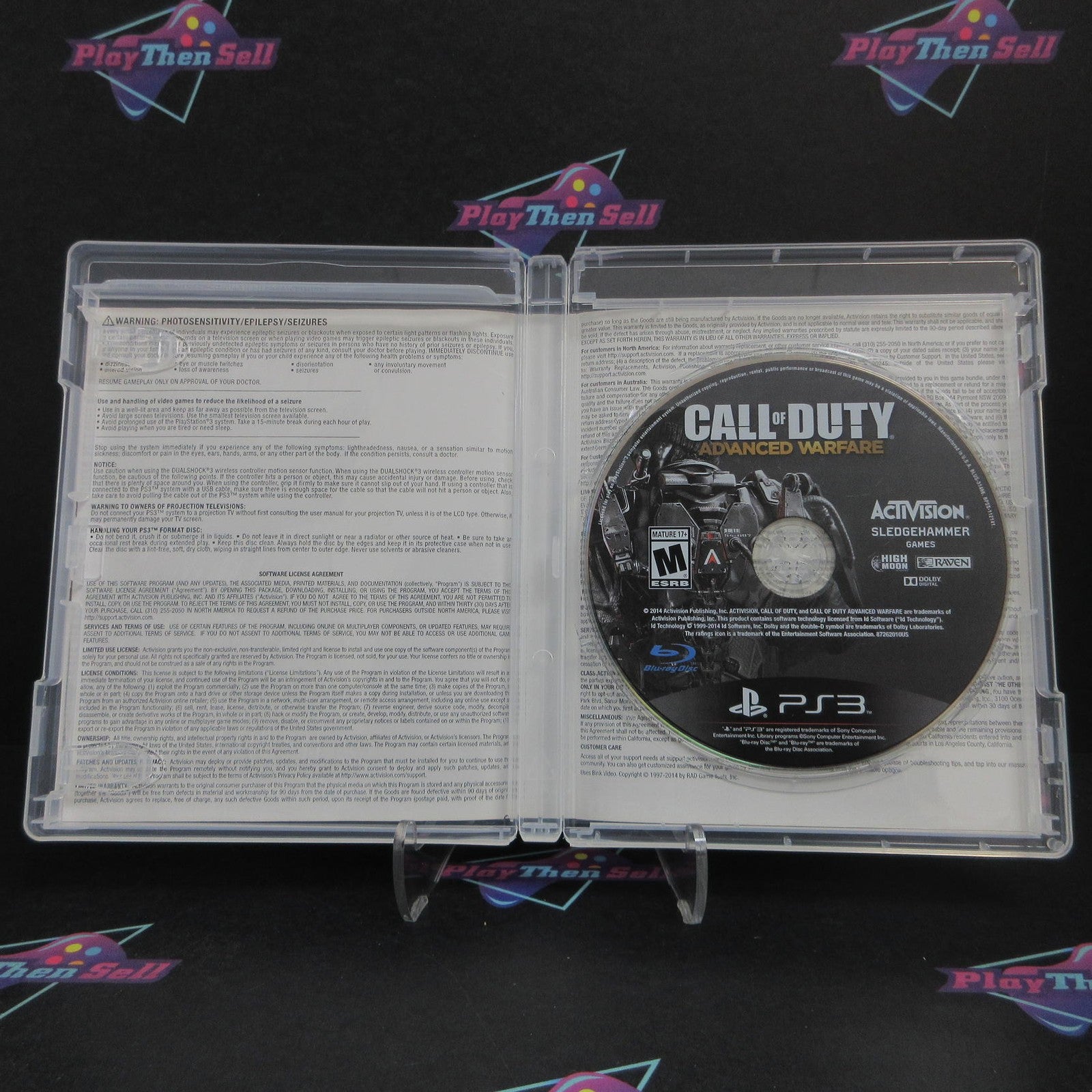 Call of Duty Advanced Warfare Day Zero PS3 PlayStation 3 Complete  - 1 Year Wa..