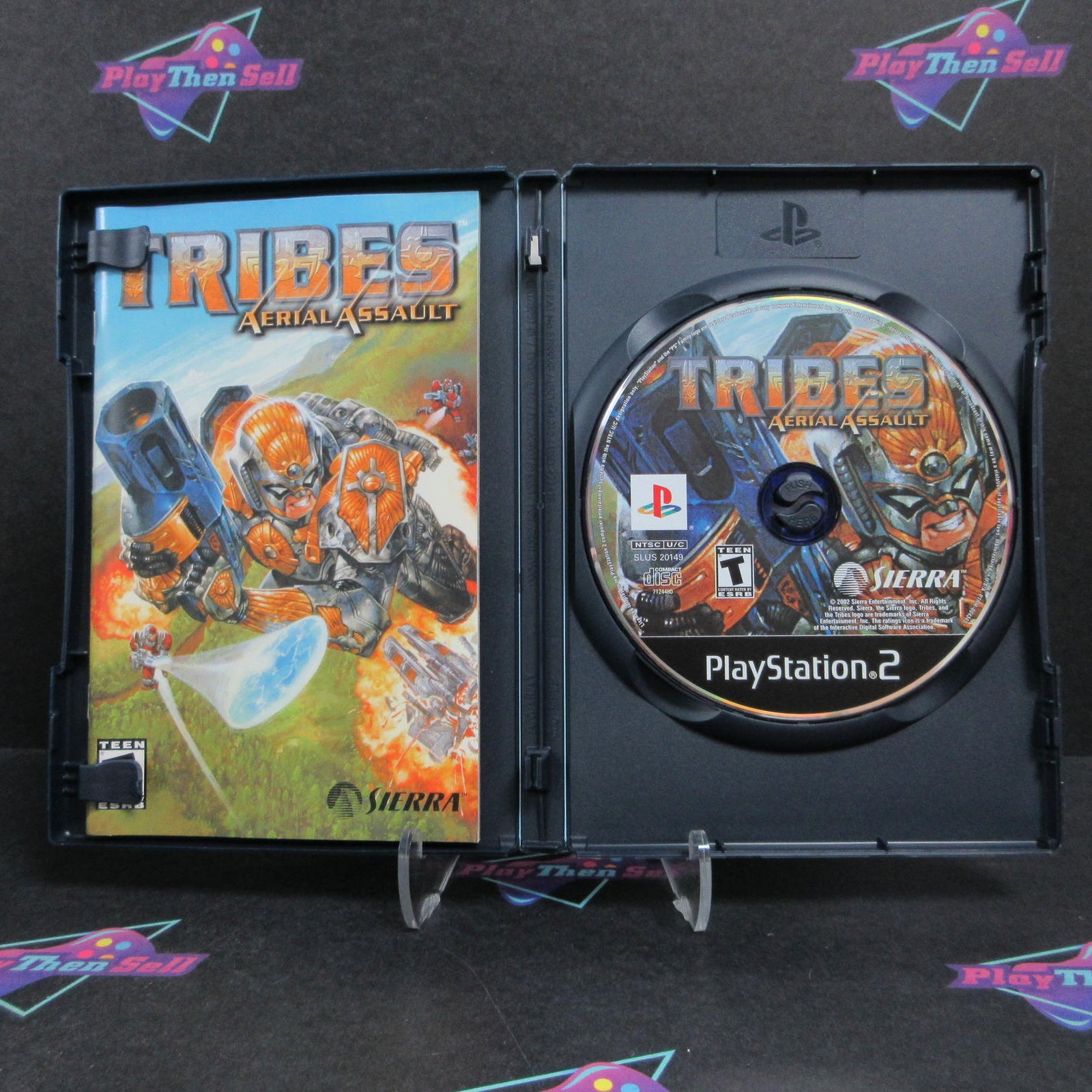 Tribes Aerial Assault PlayStation 2 PS2 + Reg Card CIB - 1 Year Warranty VG