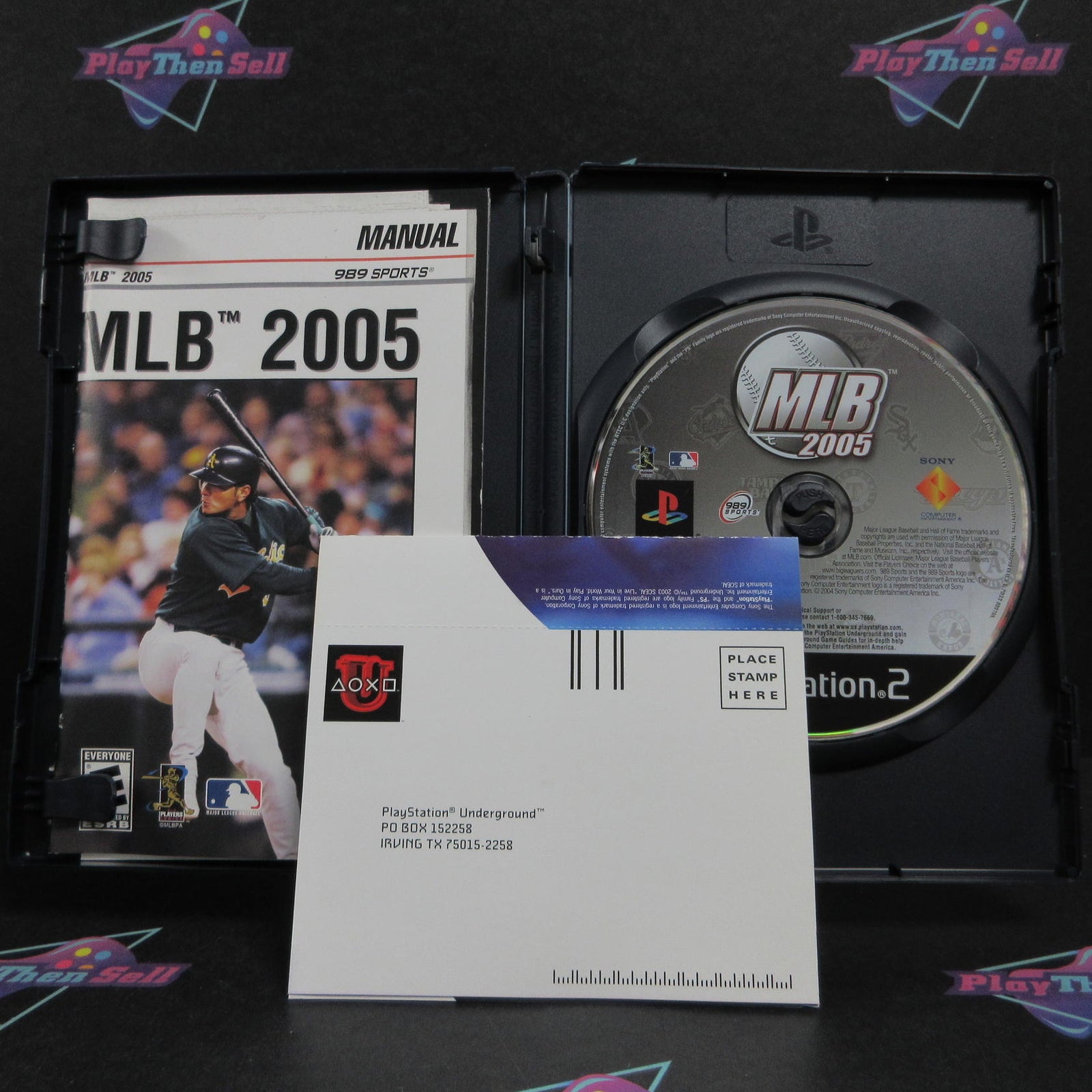 MLB 2005 PS2 PlayStation 2 + Reg Card Complete - 1 Year Warranty EX Cond
