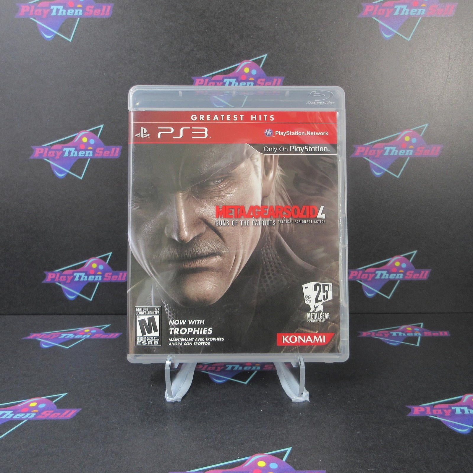 Metal Gear Solid 4 Guns Of The Patriots PS3 PlayStation 3 GH CIB  - 1 Year War..