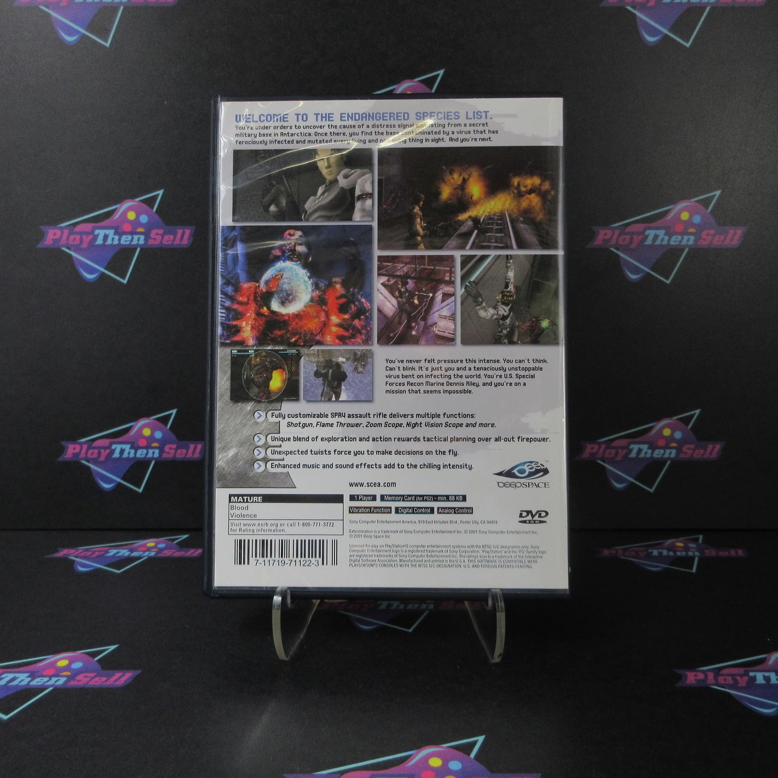 Extermination PS2 PlayStation 2 Complete - 1 Year Warranty EX Cond