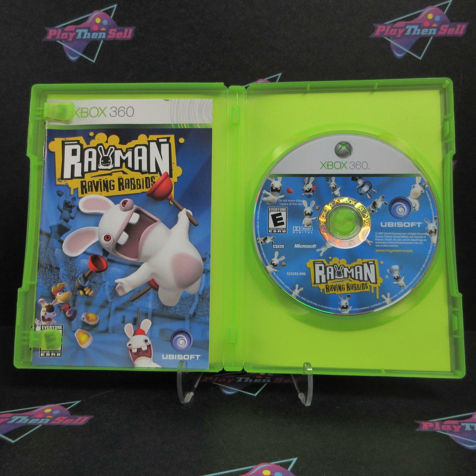 Rayman Raving Rabbids Xbox 360 Complete - 1 Year Warranty EX Cond