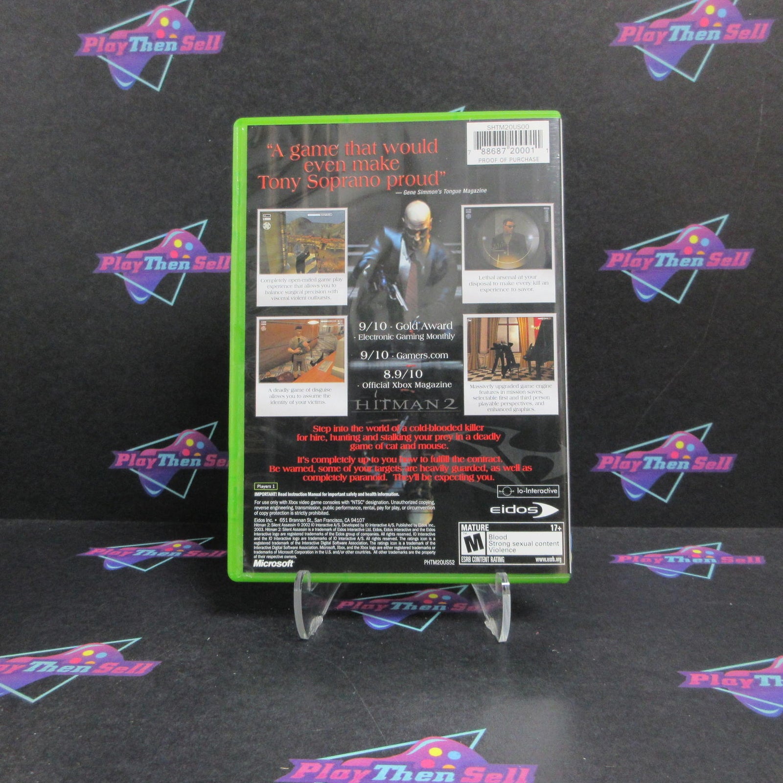 Hitman 2 Silent Assassin Xbox PH + Reg Card Complete - 1 Year Warranty EX Cond
