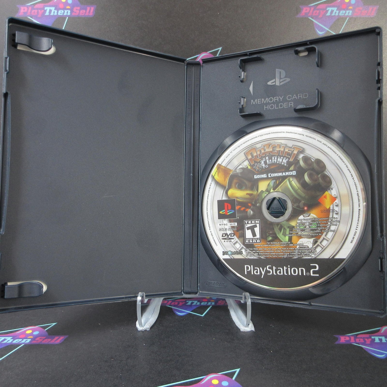 Ratchet & Clank Going Commando PS2 PlayStation 2 - 1 Year Warranty Game & Case