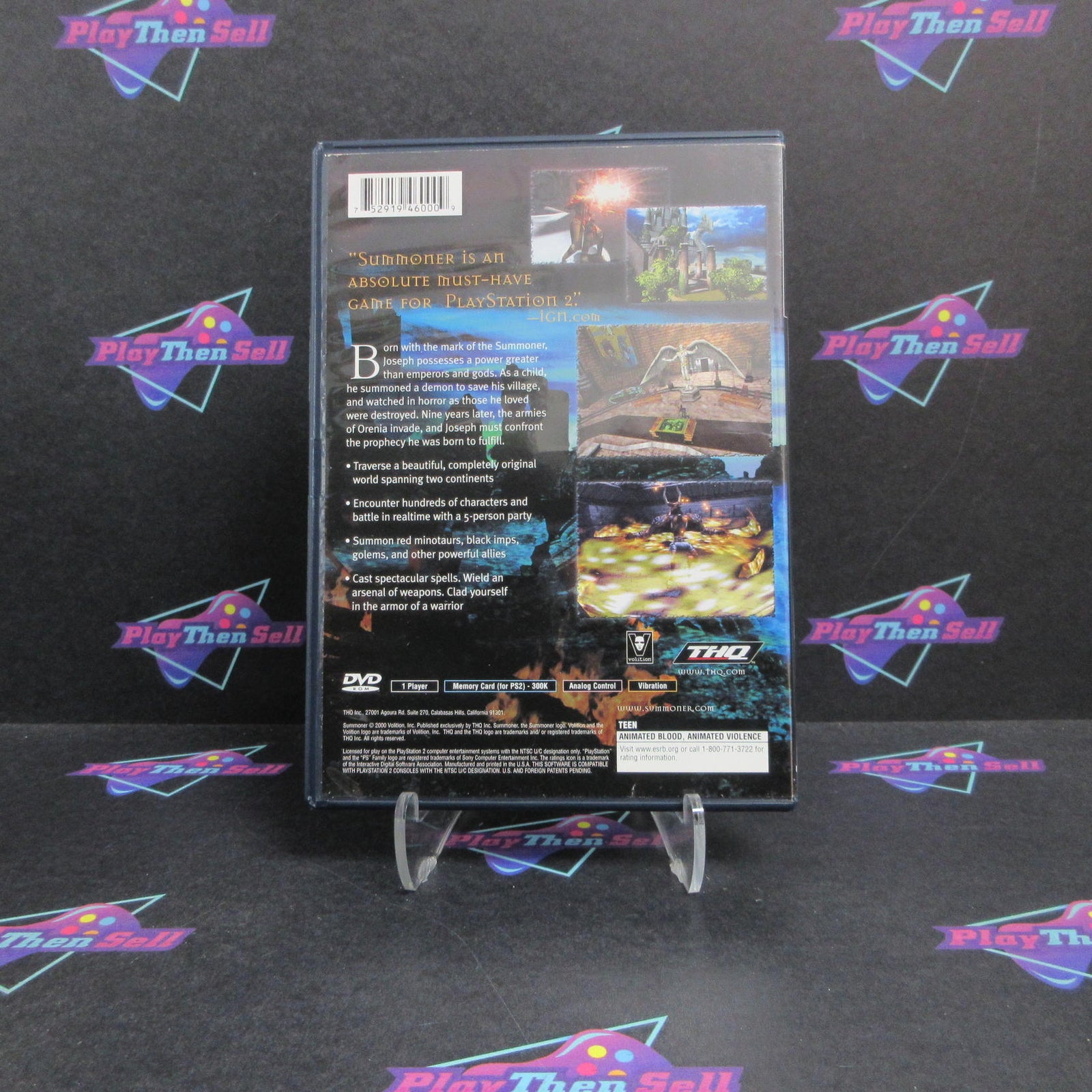 Summoner PS2 PlayStation 2 Complete - 1 Year Warranty VG