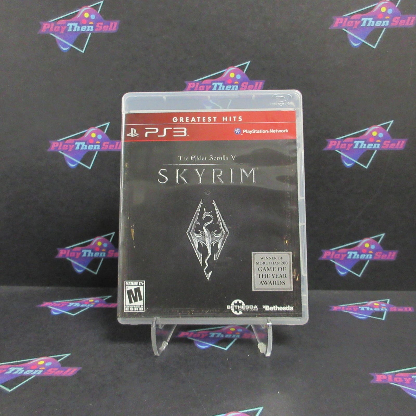 Elder Scrolls V Skyrim PS3 PlayStation 3 GH + Sticker Complete  - 1 Year Warra..