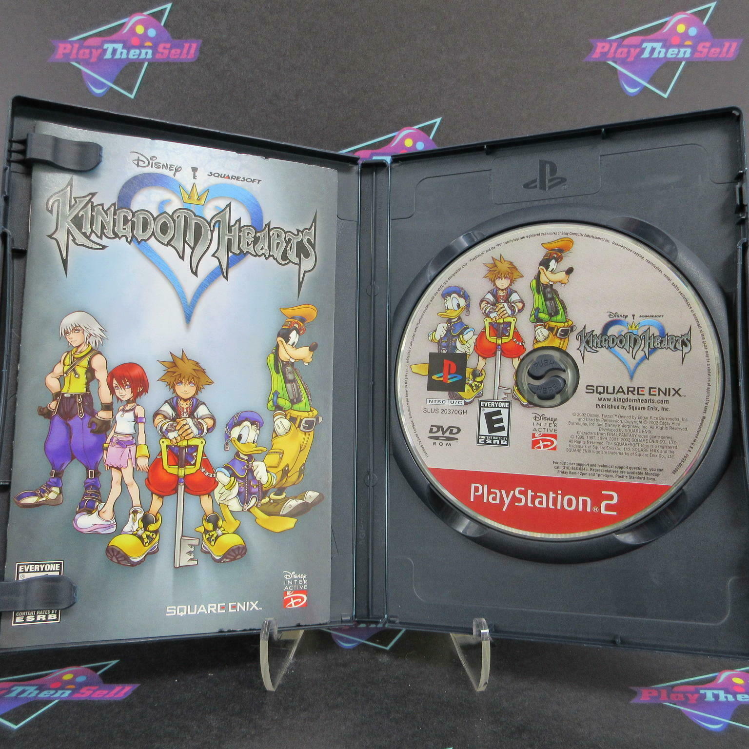 Kingdom Hearts PS2 PlayStation 2 GH Complete - 1 Year Warranty EX Cond