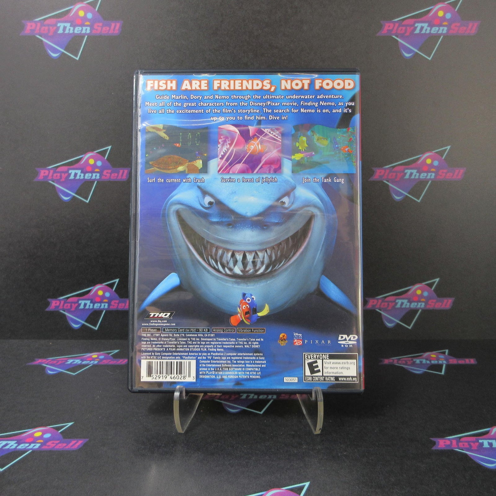 Finding Nemo PS2 PlayStation 2 GH Complete - 1 Year Warranty EX Cond