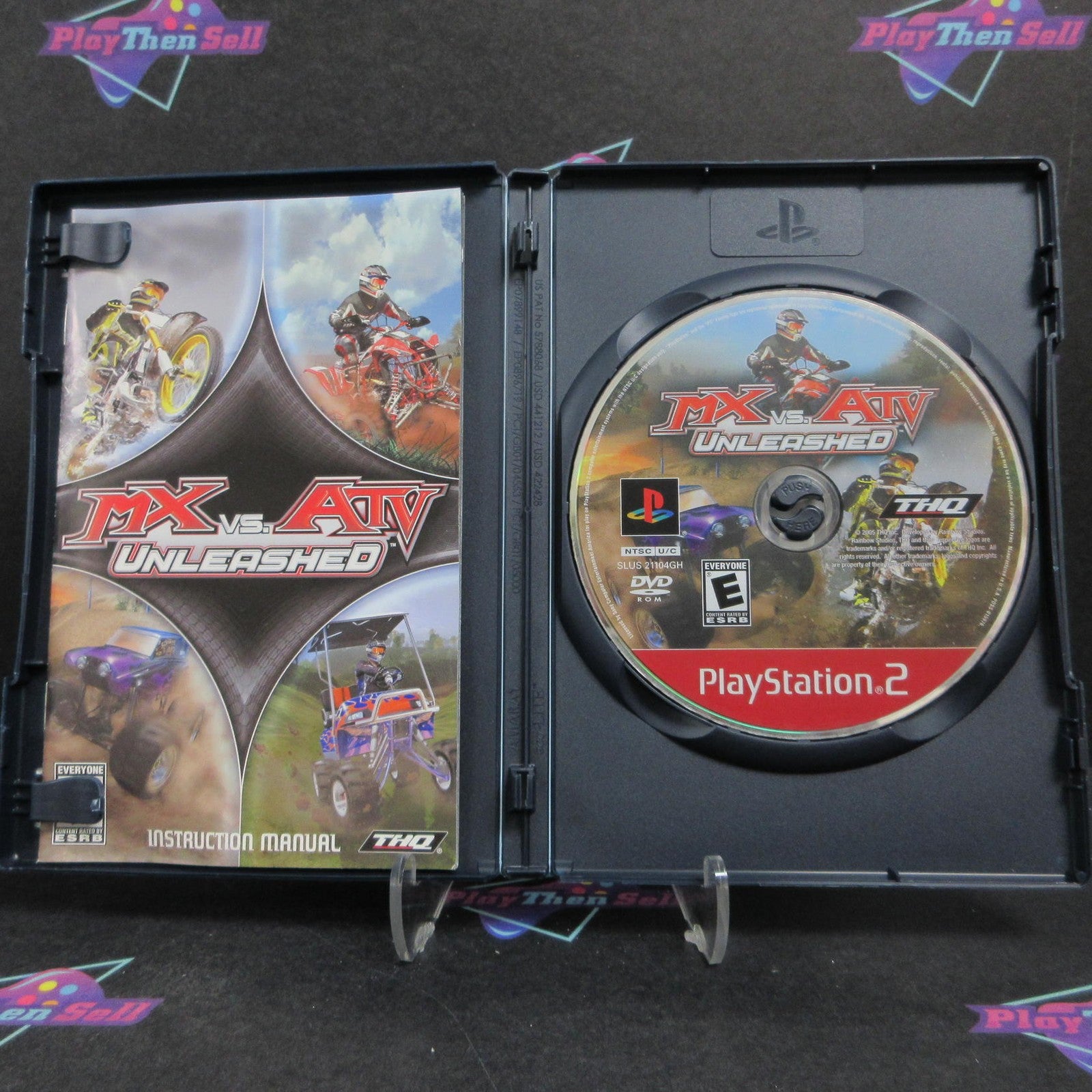 MX vs ATV Unleashed PS2 PlayStation 2 GH Complete - 1 Year Warranty EX Cond