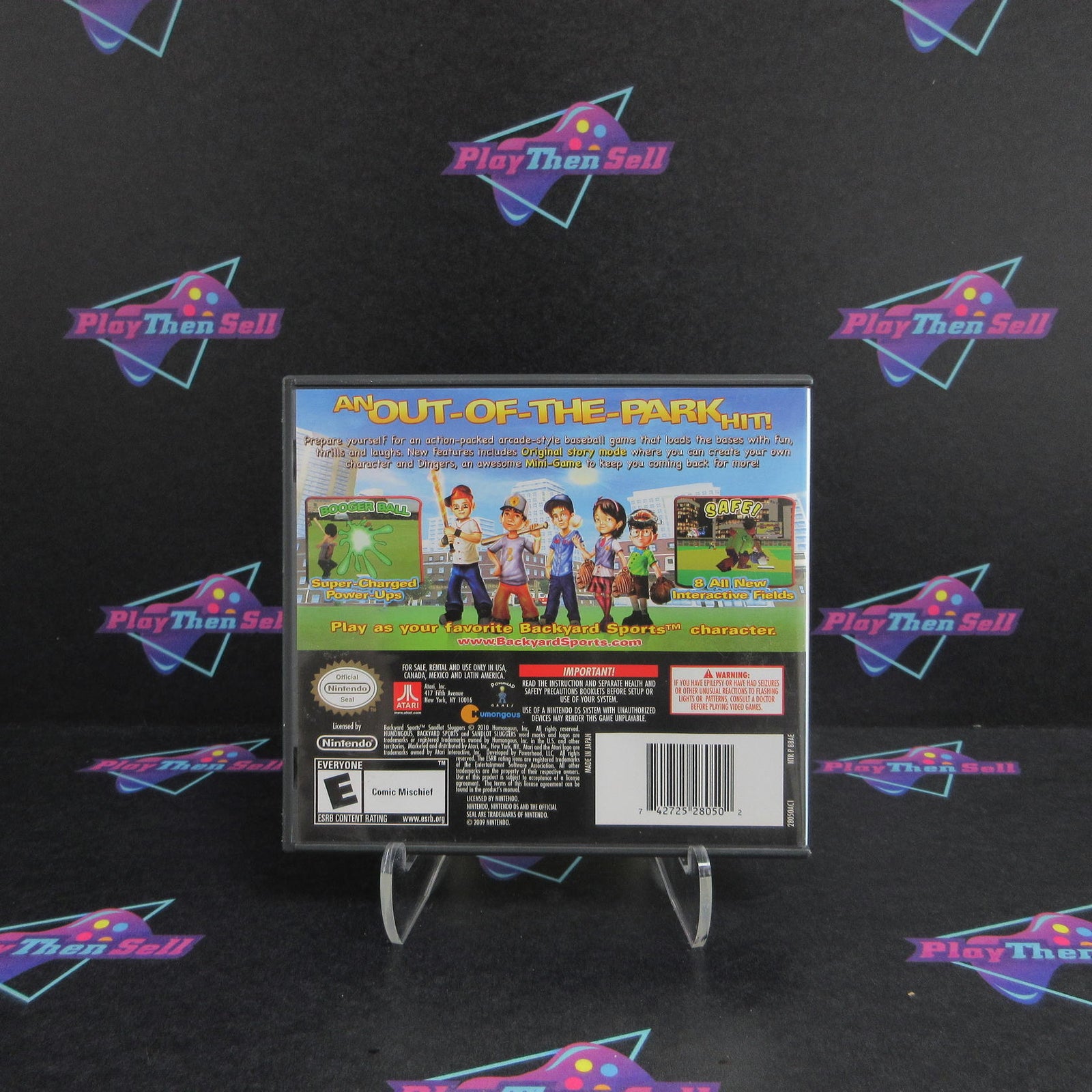 Backyard Sports Sandlot Sluggers Nintendo DS Complete - 1 Year Warranty VG