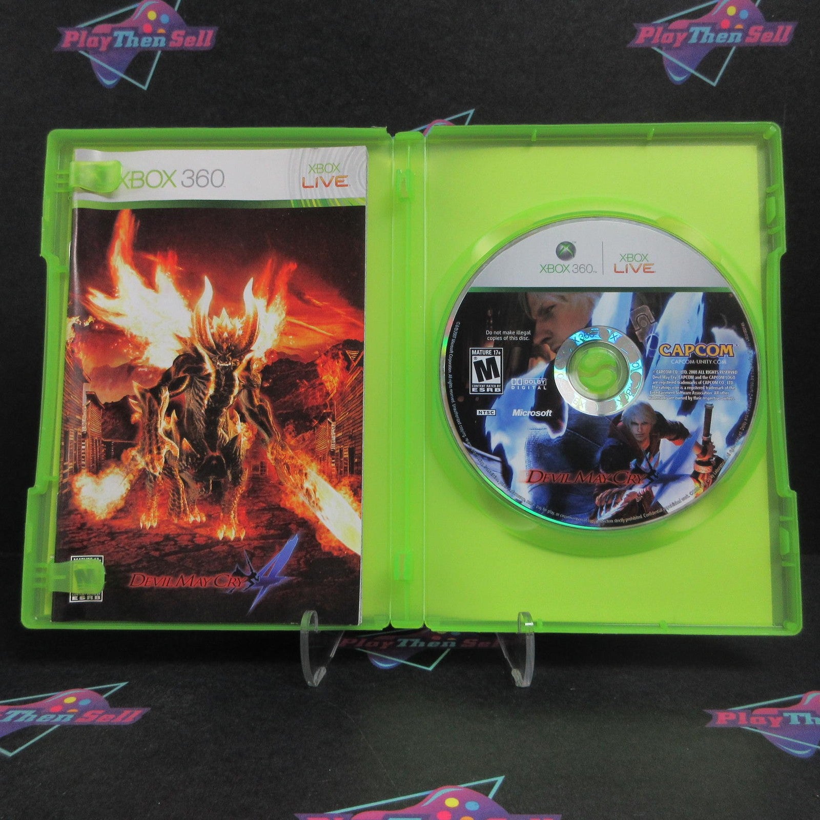 Devil May Cry 4 Xbox 360 Complete - 1 Year Warranty EX Cond