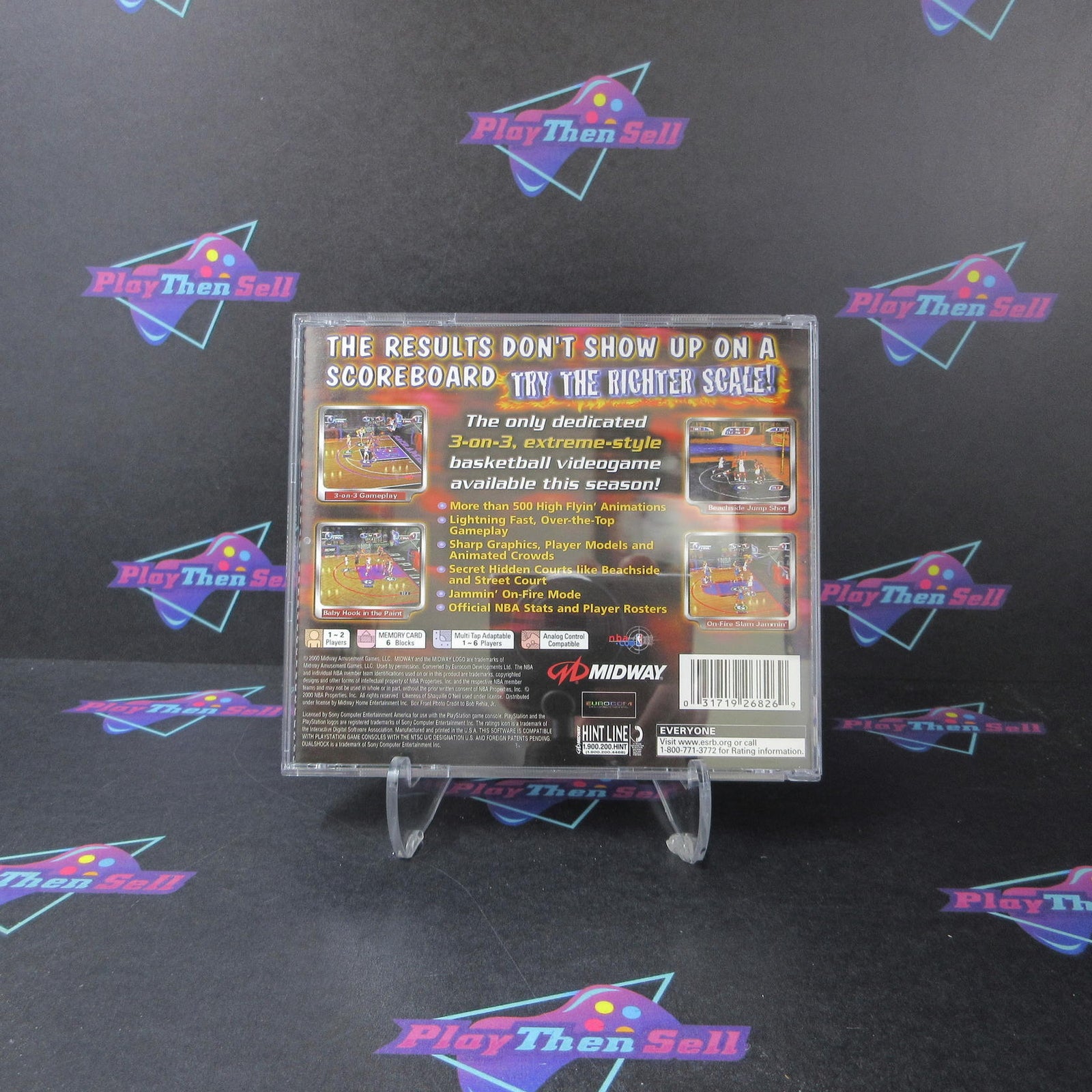 NBA Hoopz PS1 PlayStation 1 + Reg Card Complete - 1 Year Warranty VG