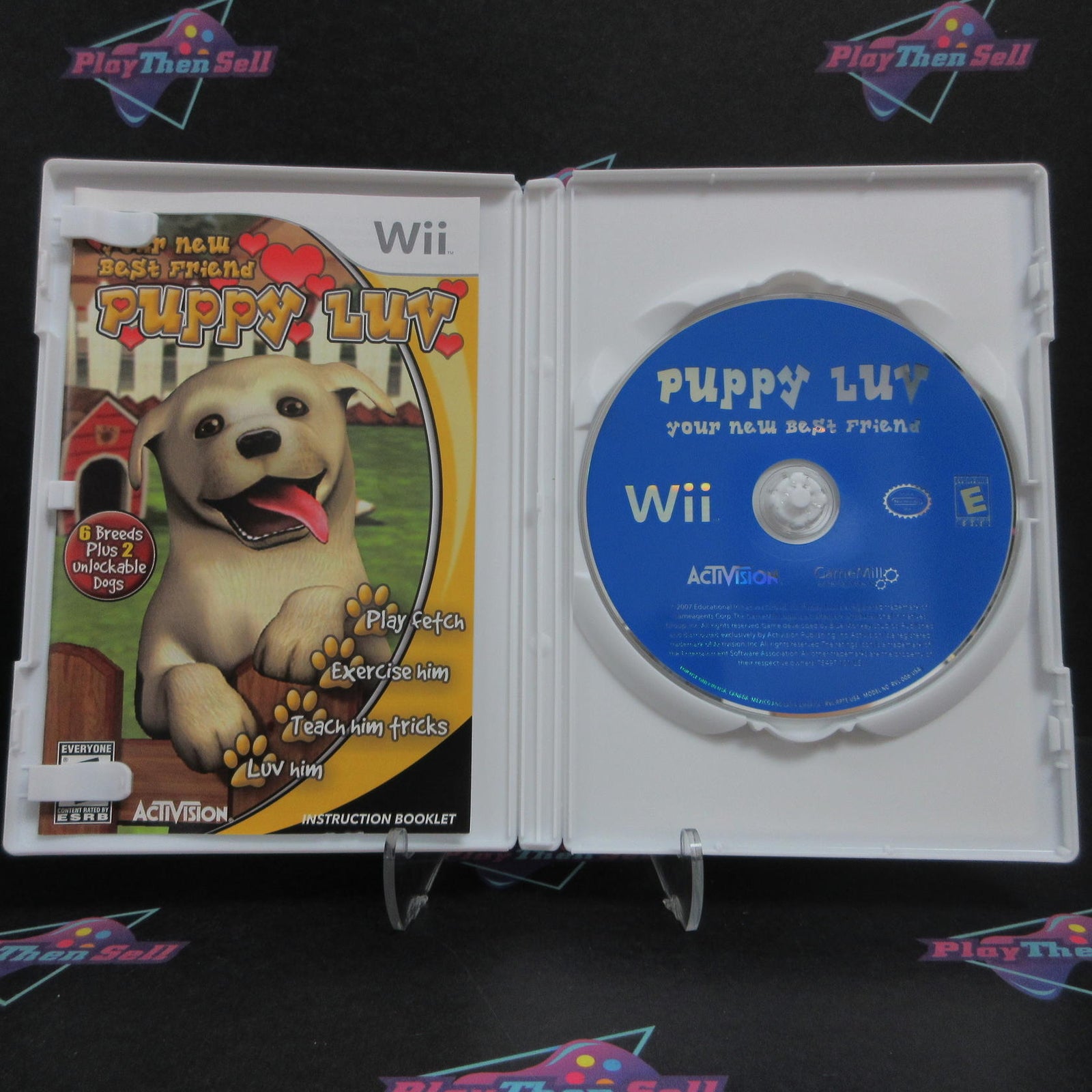 Puppy Luv Nintendo Wii Complete - 1 Year Warranty EX Cond