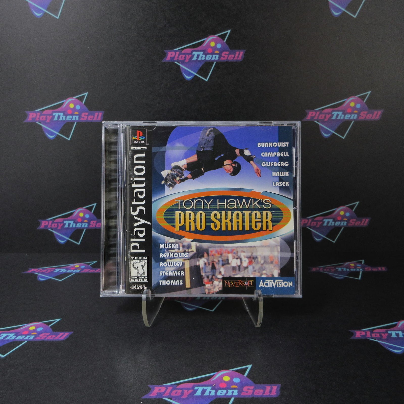 Tony Hawk's Pro Skater PS1 PlayStation 1 + Reg Card Complete  - 1 Year Warrant..