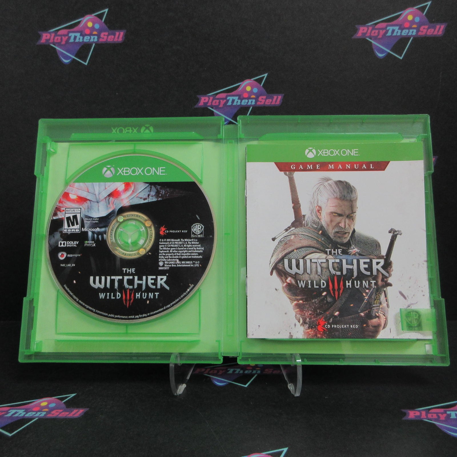 The Witcher 3 Wild Hunt Xbox One + Soundtrack/Sleeve/Map  Complete