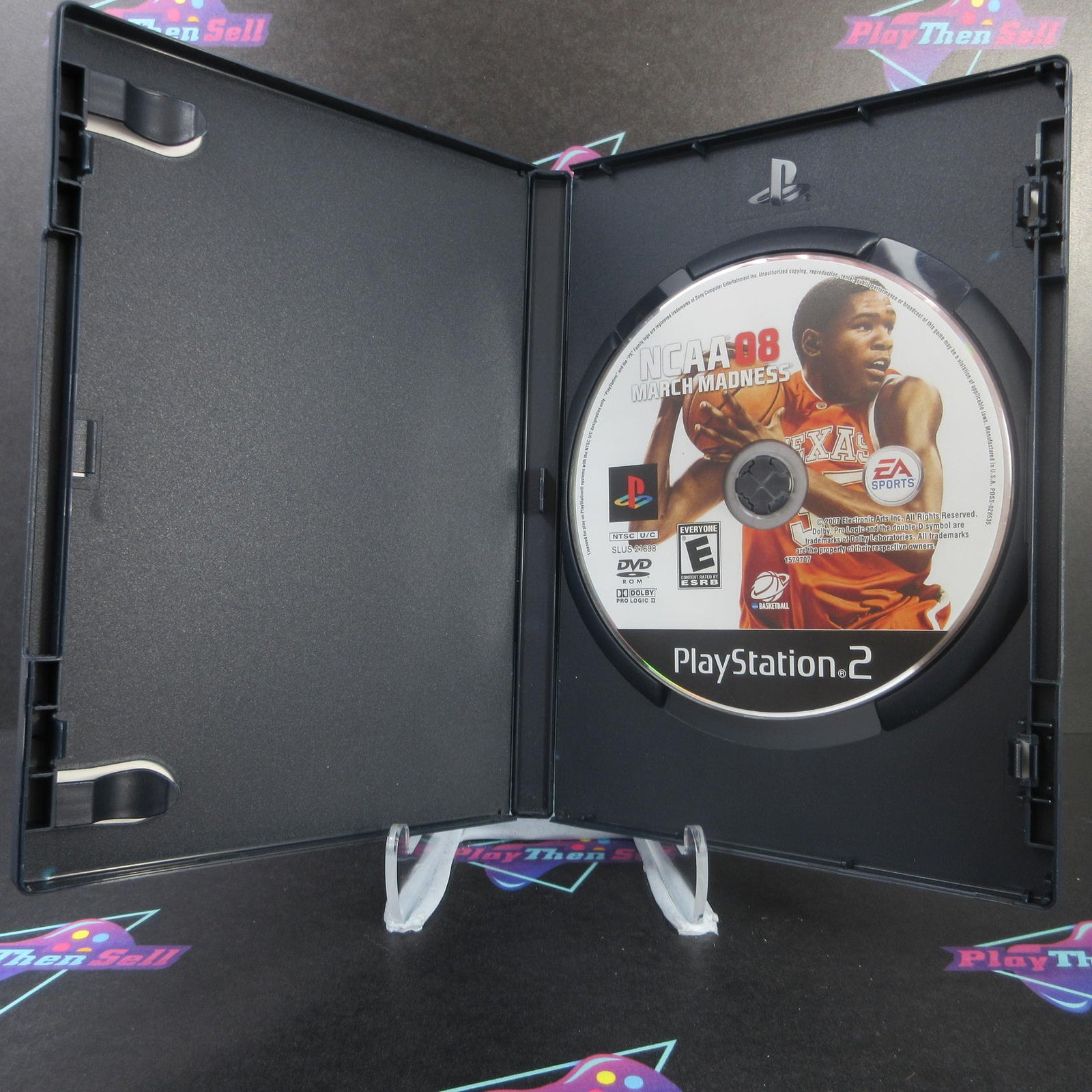 NCAA March Madness 08 PS2 PlayStation 2 - 1 Year Warranty Game & Case
