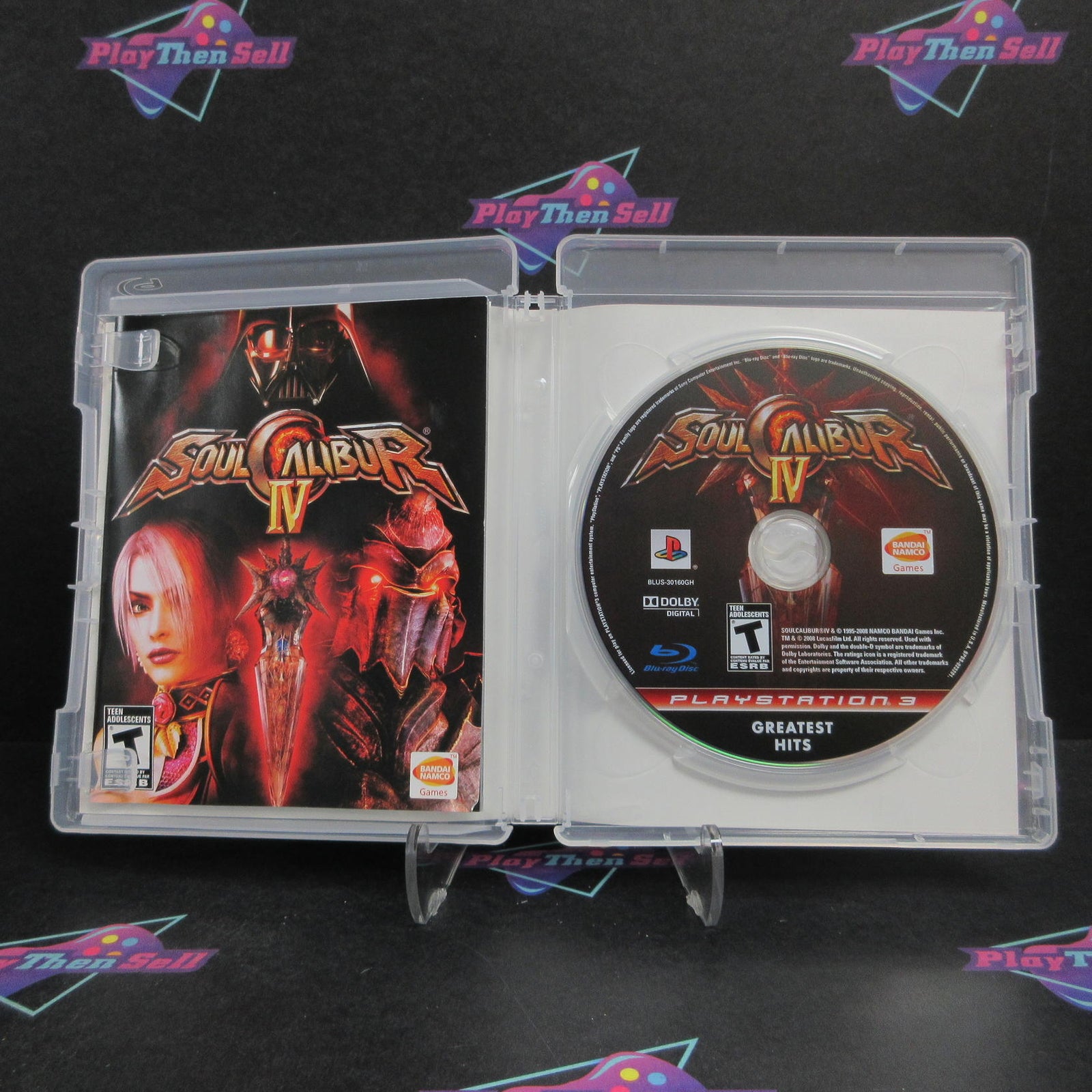 Soul Calibur IV PS3 PlayStation 3 GH Complete - 1 Year Warranty EX Cond