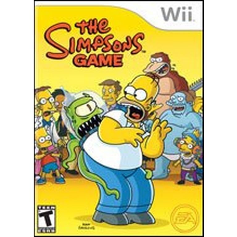 The Simpsons Game Nintendo Wii Complete - 1 Year Warranty EX Cond