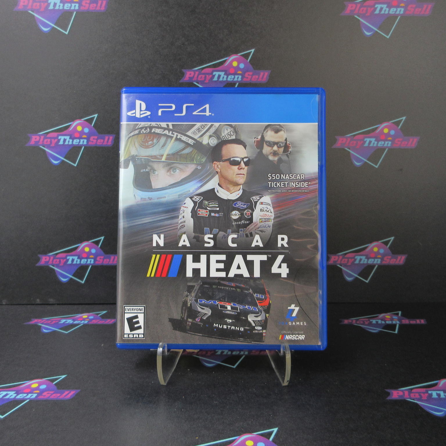 NASCAR Heat 4 PS4 PlayStation 4 Complete - 1 Year Warranty EX Cond