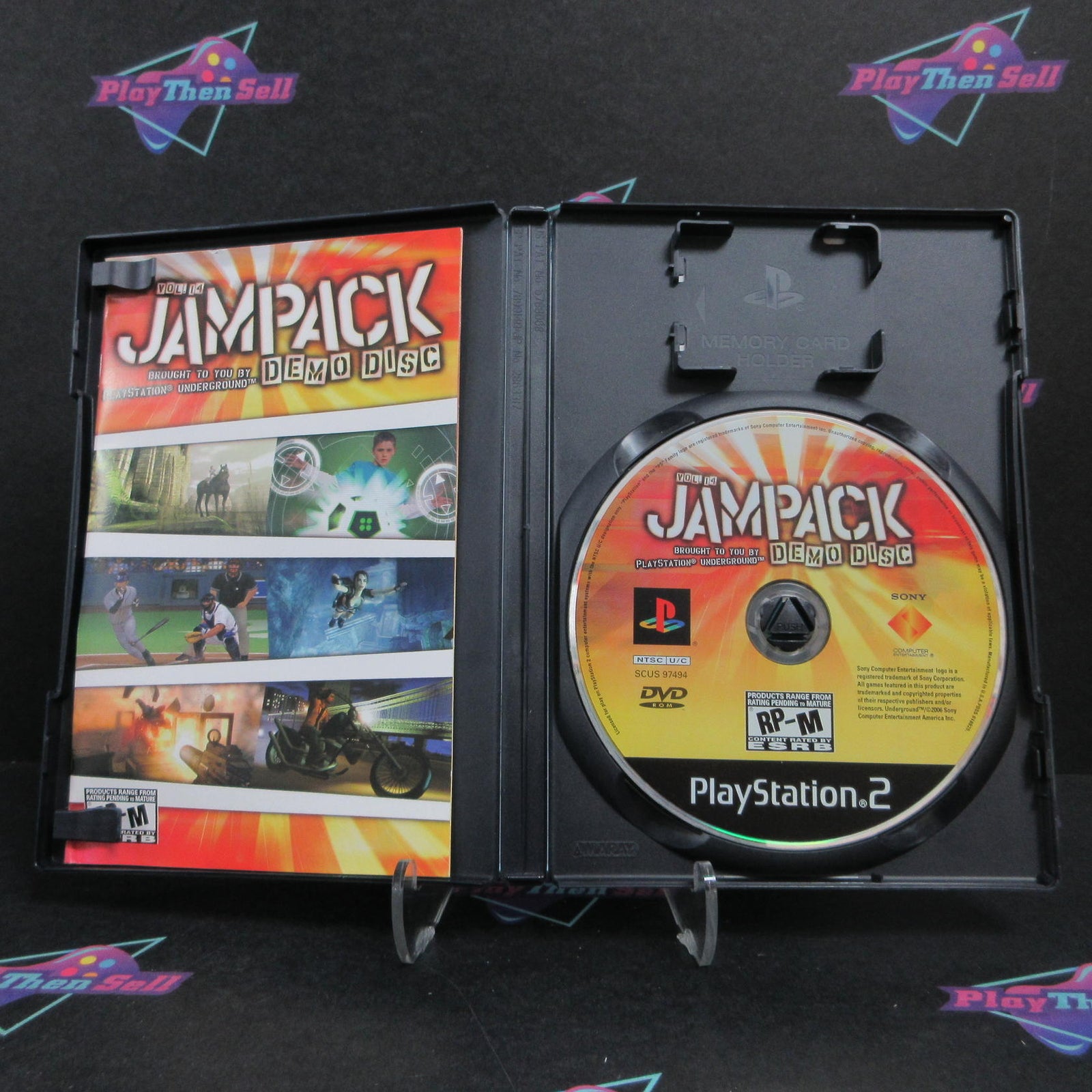 Jampack Volume 14  Demo Disc PS2 PlayStation 2 - Complete CIB