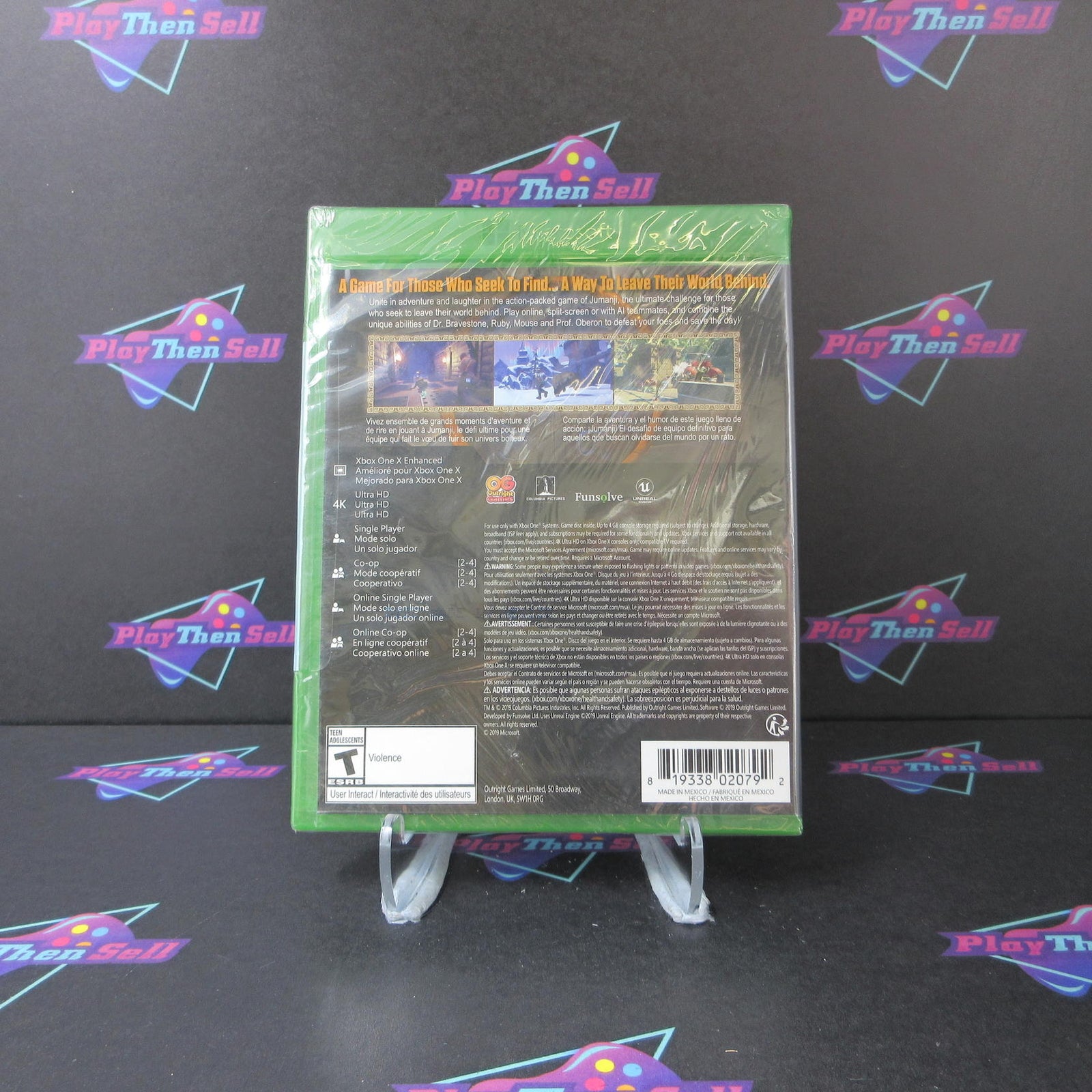 Jumanji The Video Game Xbox One - See Pics Brand New - Sealed