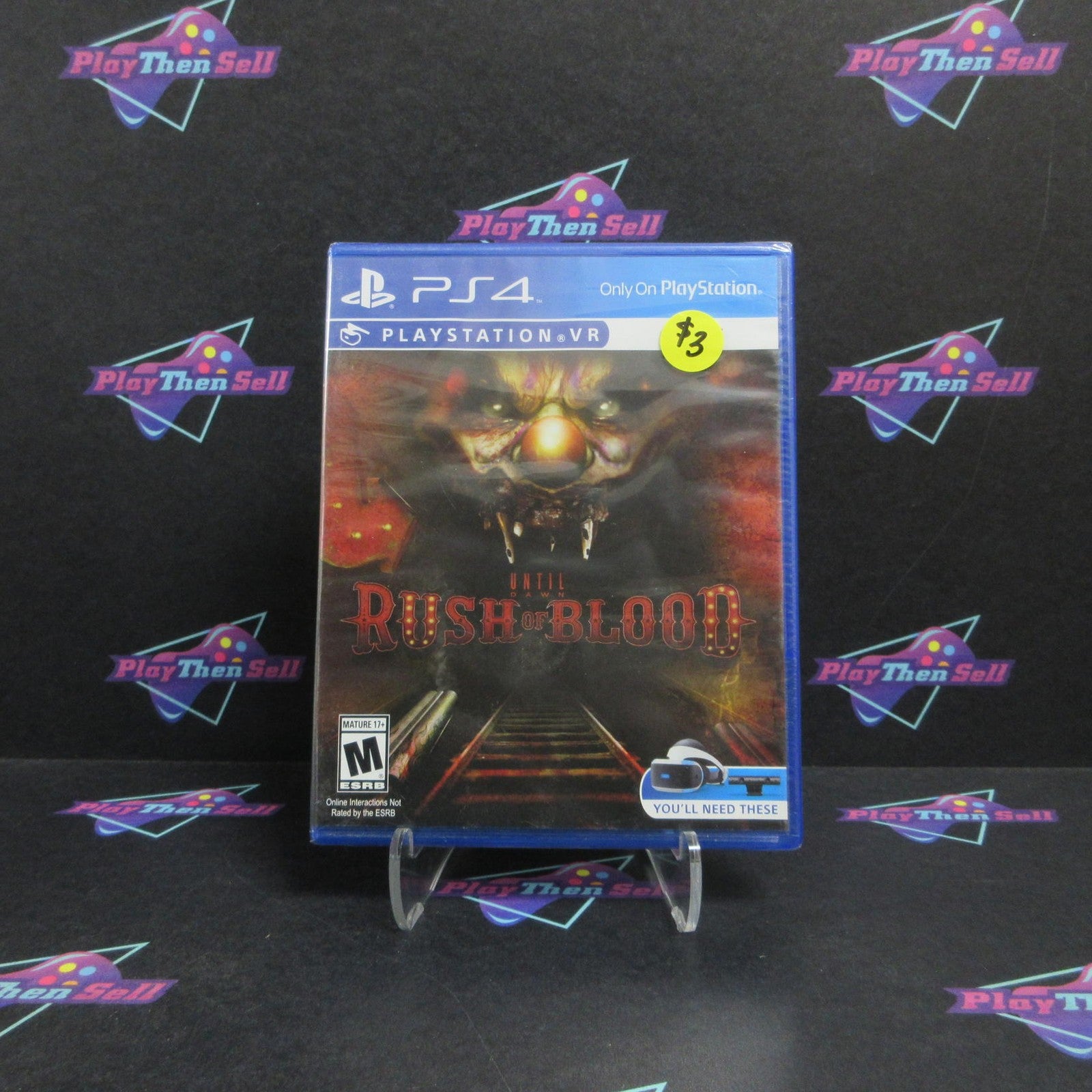 Until Dawn Rush of Blood PS4 PlayStation 4 PSVR Brand New - Sealed